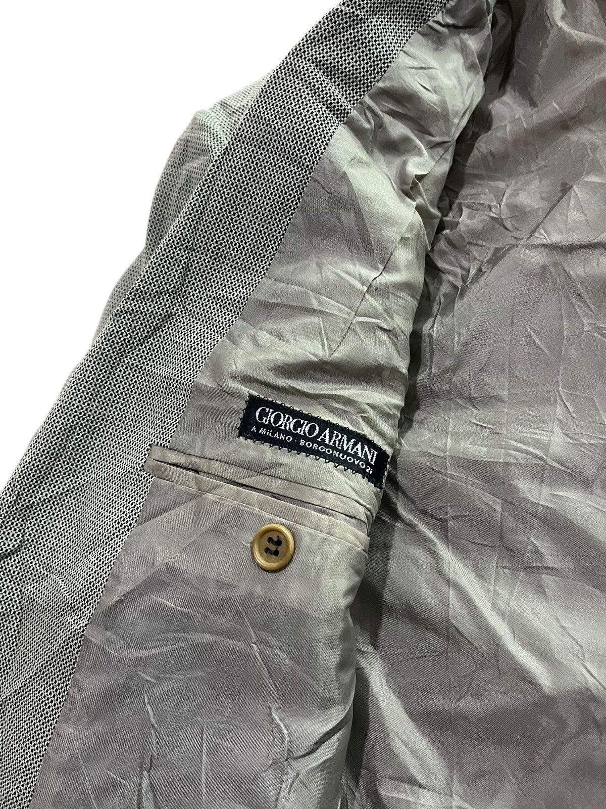 Designer × Giorgio Armani × Vintage Vintage Giorgio Armani Tailored Coat Blazer Size US L / EU 52-54 / 3 - 12 Thumbnail