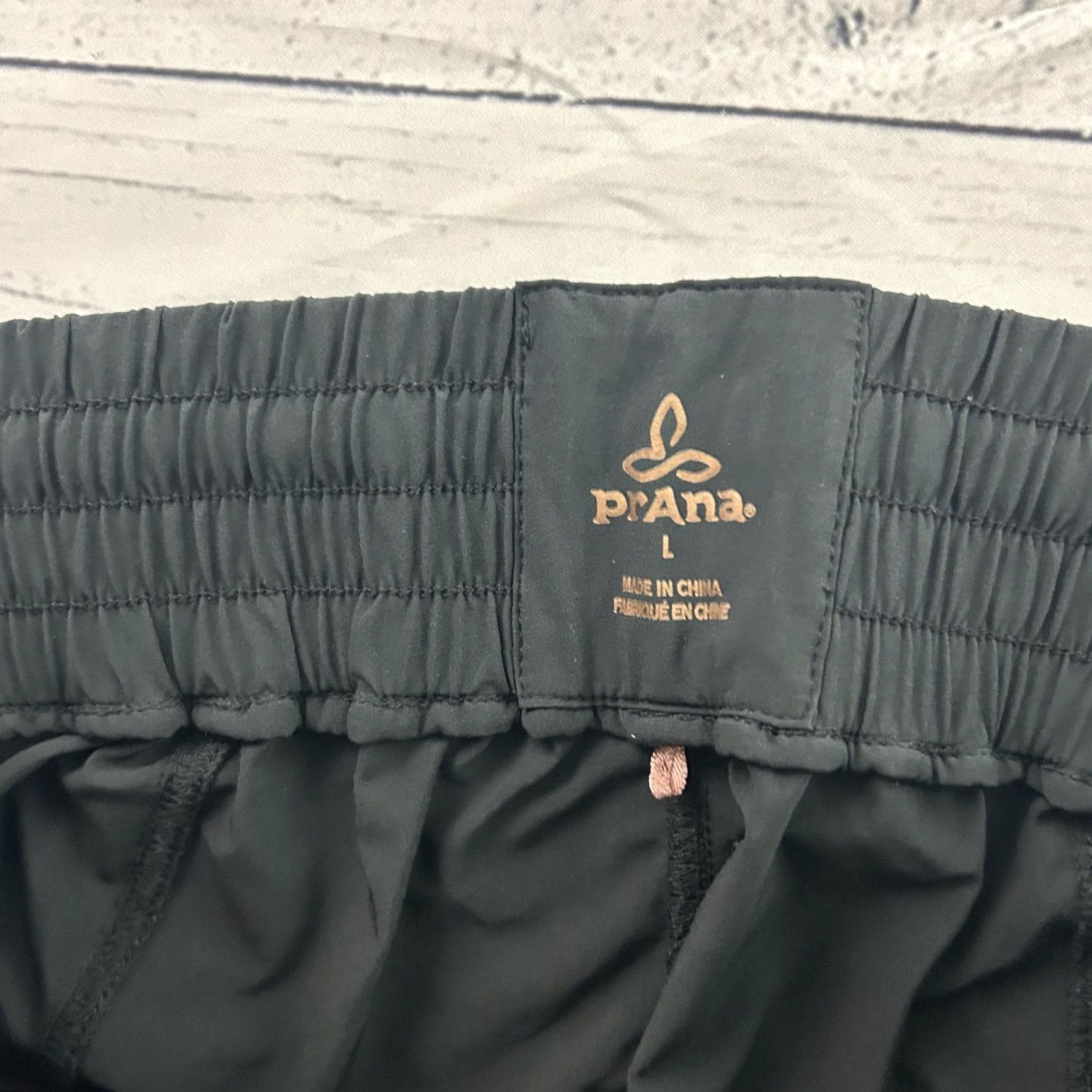 Prana prAna Bindu Cropped Joggers Pants Women's S Black Athletic Tie Bottoms Cropped Activewear Size 28" / US 6 / IT 42 - 4 Thumbnail