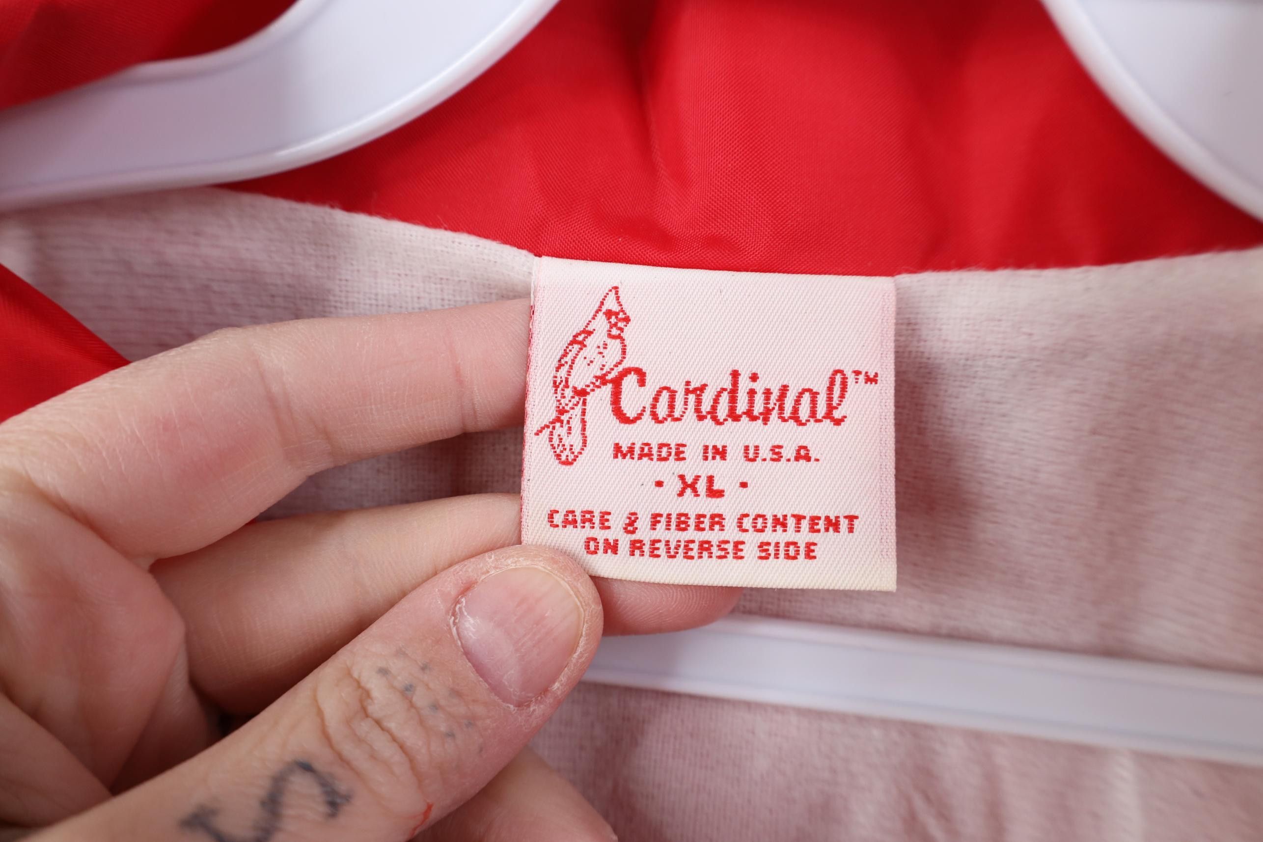 Vintage Vintage 70s Streetwear Coaches Windbreaker Jacket USA Red Size US XL / EU 56 / 4 - 9 Thumbnail