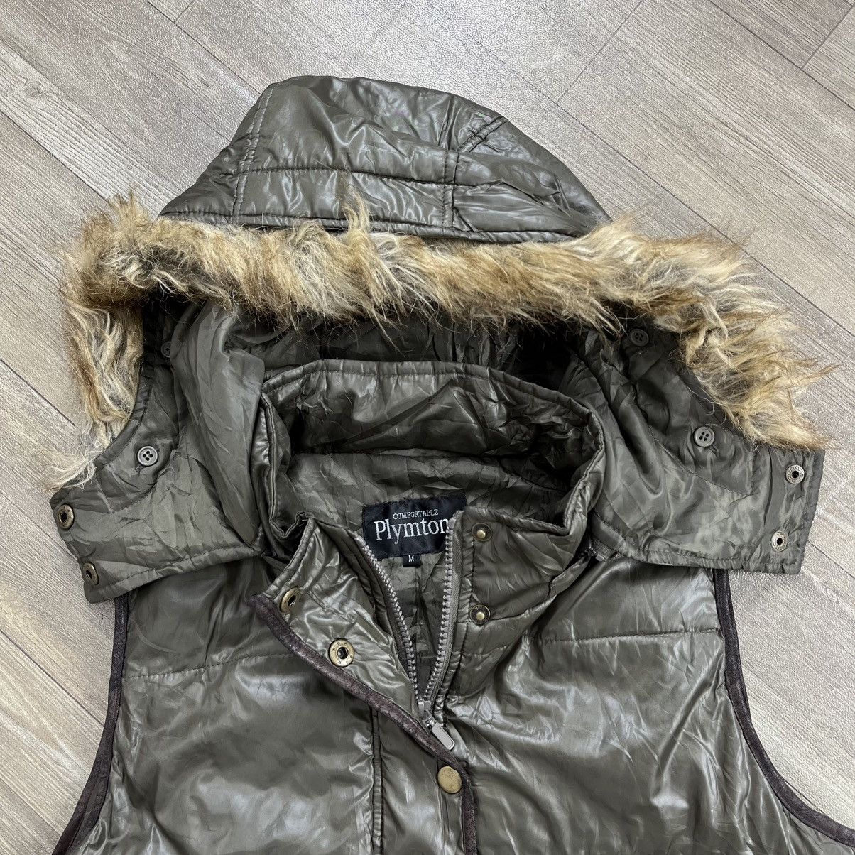 If Six Was Nine 2000s Goa Style Winter Down Jacket Faux Fur Vest Size US M / EU 48-50 / 2 - 5 Thumbnail