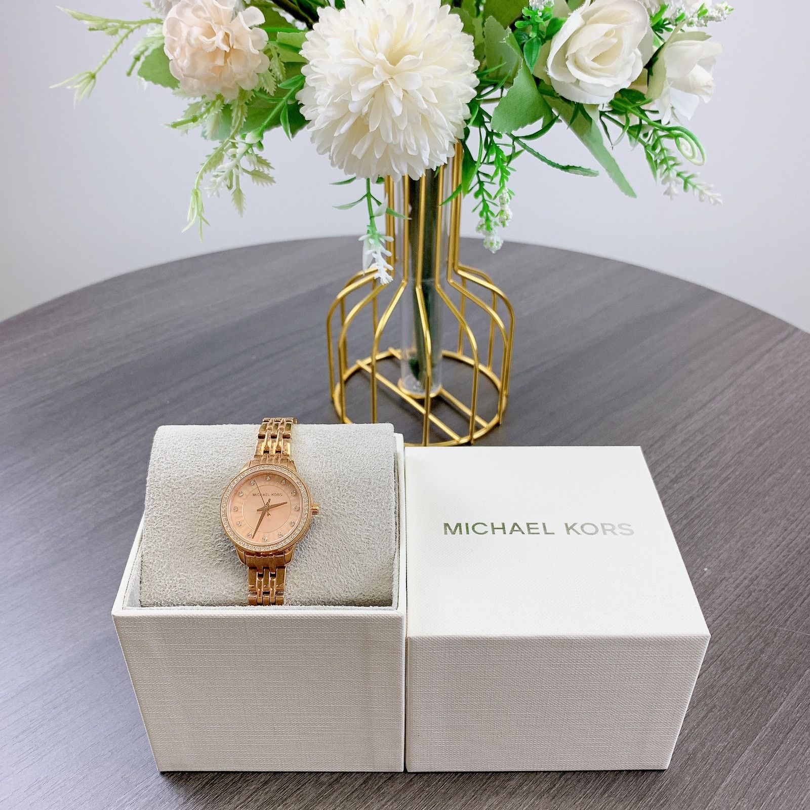 Michael Kors Michael Kors MK4613 Melissa Three-Hand Rose Gold-Tone Size ONE SIZE - 4 Thumbnail