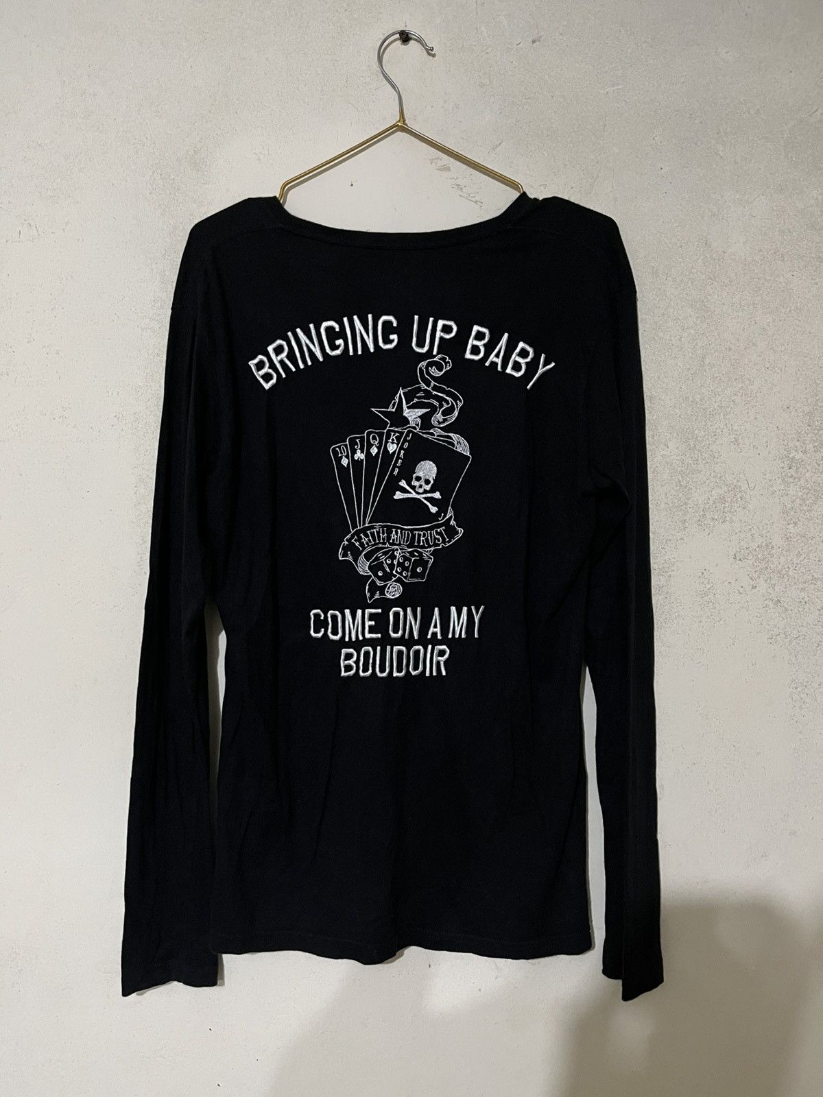 If Six Was Nine × Japanese Brand × Le Grande Bleu (L.G.B.) Stooge co poem skull Size US M / EU 48-50 / 2 - 2 Thumbnail
