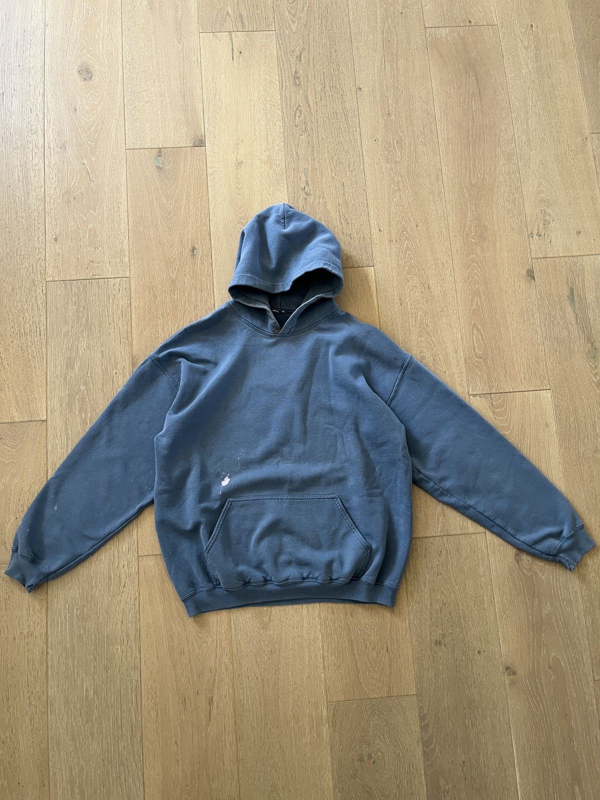 Vintage Vintage Distressed Faded Blue Hoodie Size US L / EU 52-54 / 3 - 1 Thumbnail