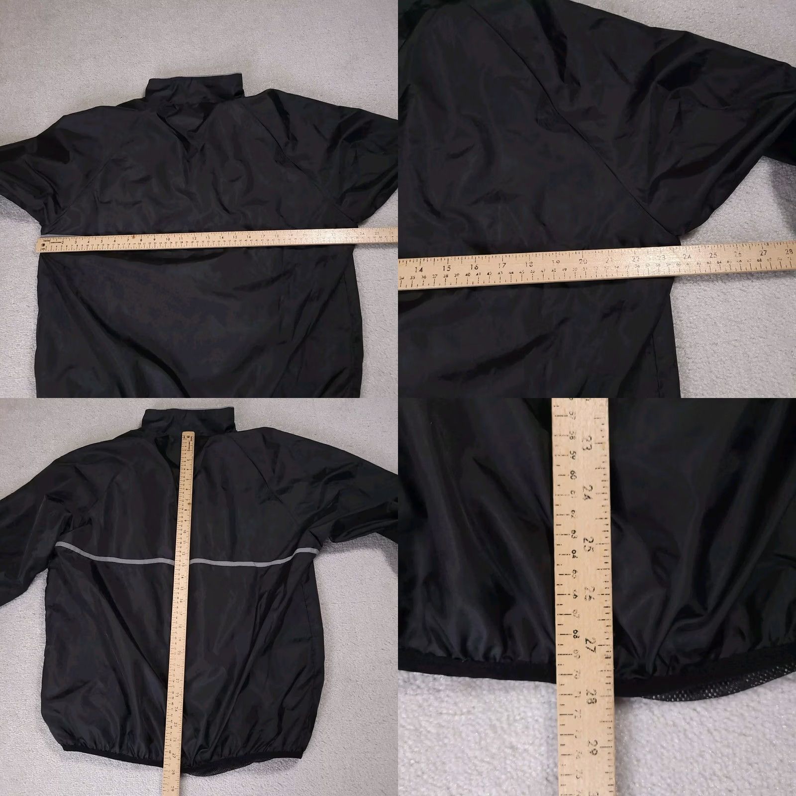 Vintage Sports Illustrated Jacket Full Zip Windbreaker Light Coat Mens XL Black Windbreaker Jacket Logo Embroidered Athletic 90s Style Casual Mens XL Black Size US XL / EU 56 / 4 - 8 Thumbnail