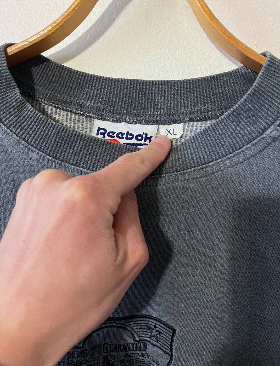 Reebok Oversized vintage sweatshirt 90s🔥 Size US L / EU 52-54 / 3 - 4 Thumbnail