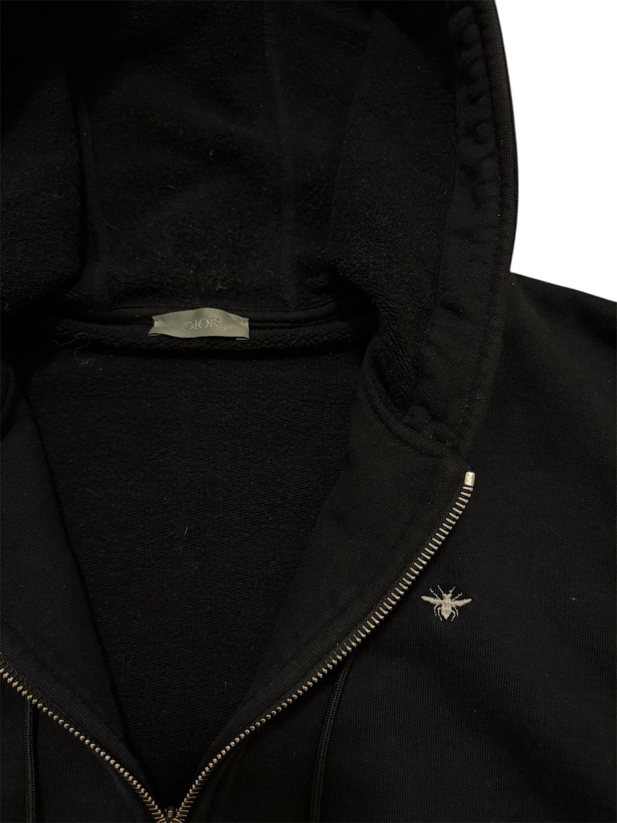 Dior Dior Black Bee Zip Hoodie Size US S / EU 44-46 / 1 - 2 Thumbnail