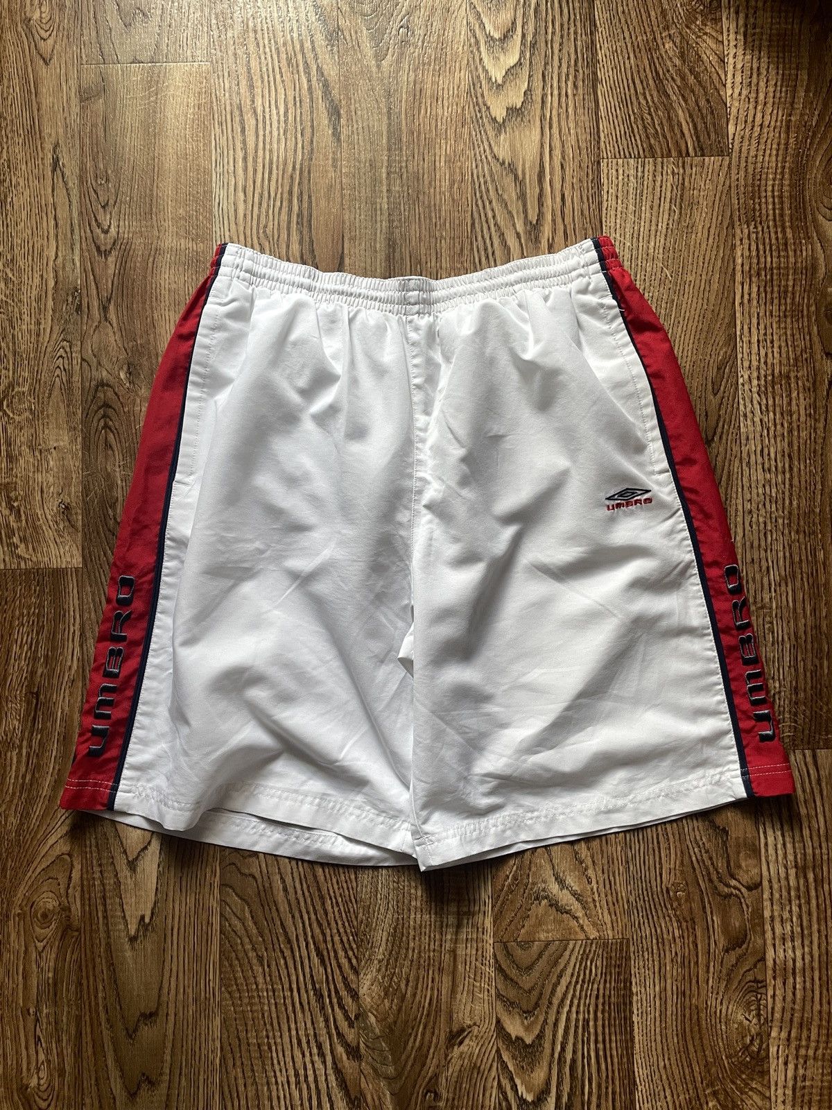 Umbro Vintage Umbro shorts big logo rare size L Size US 34 / EU 50 - 1 Thumbnail