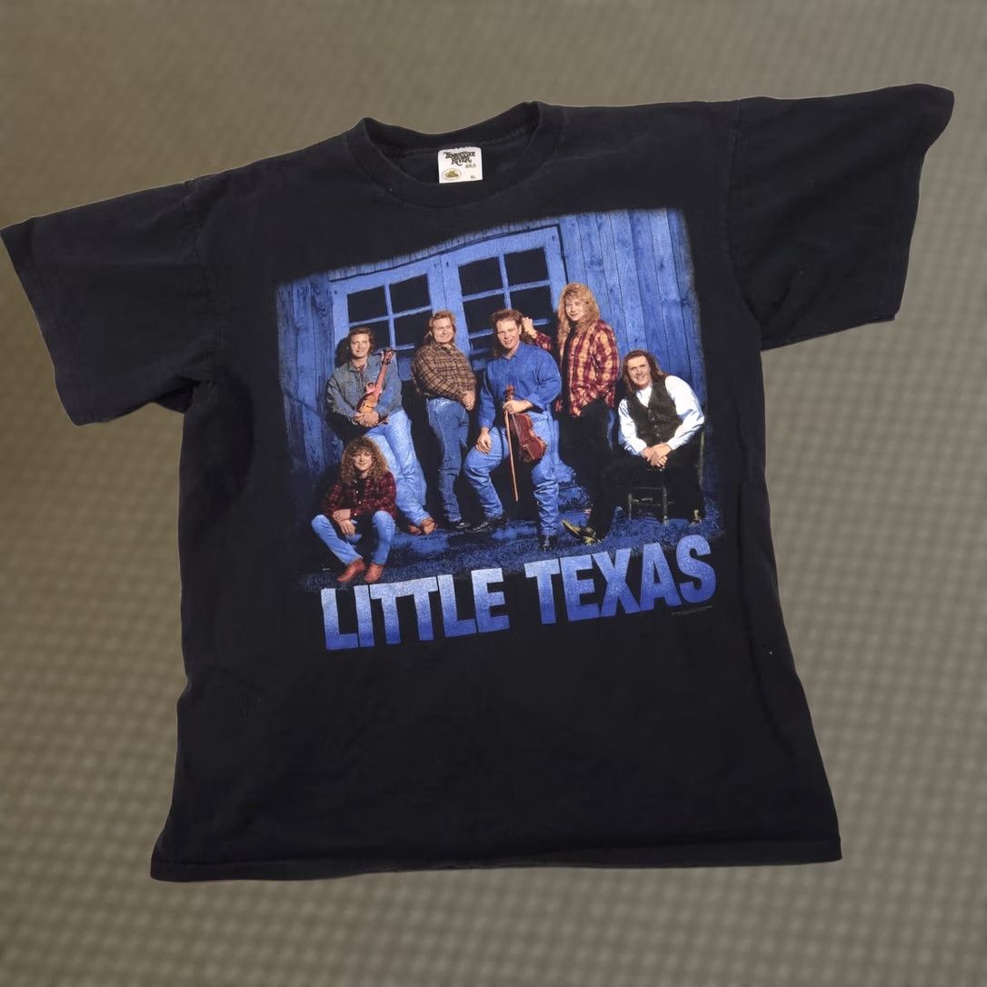 Vintage VINTAGE Little Texas Shirt Mens XL Black 90s Tour Concert TN River Brand Tennessee River Shirt Mens XL Black 90s Size US XL / EU 56 / 4 - 1 Thumbnail