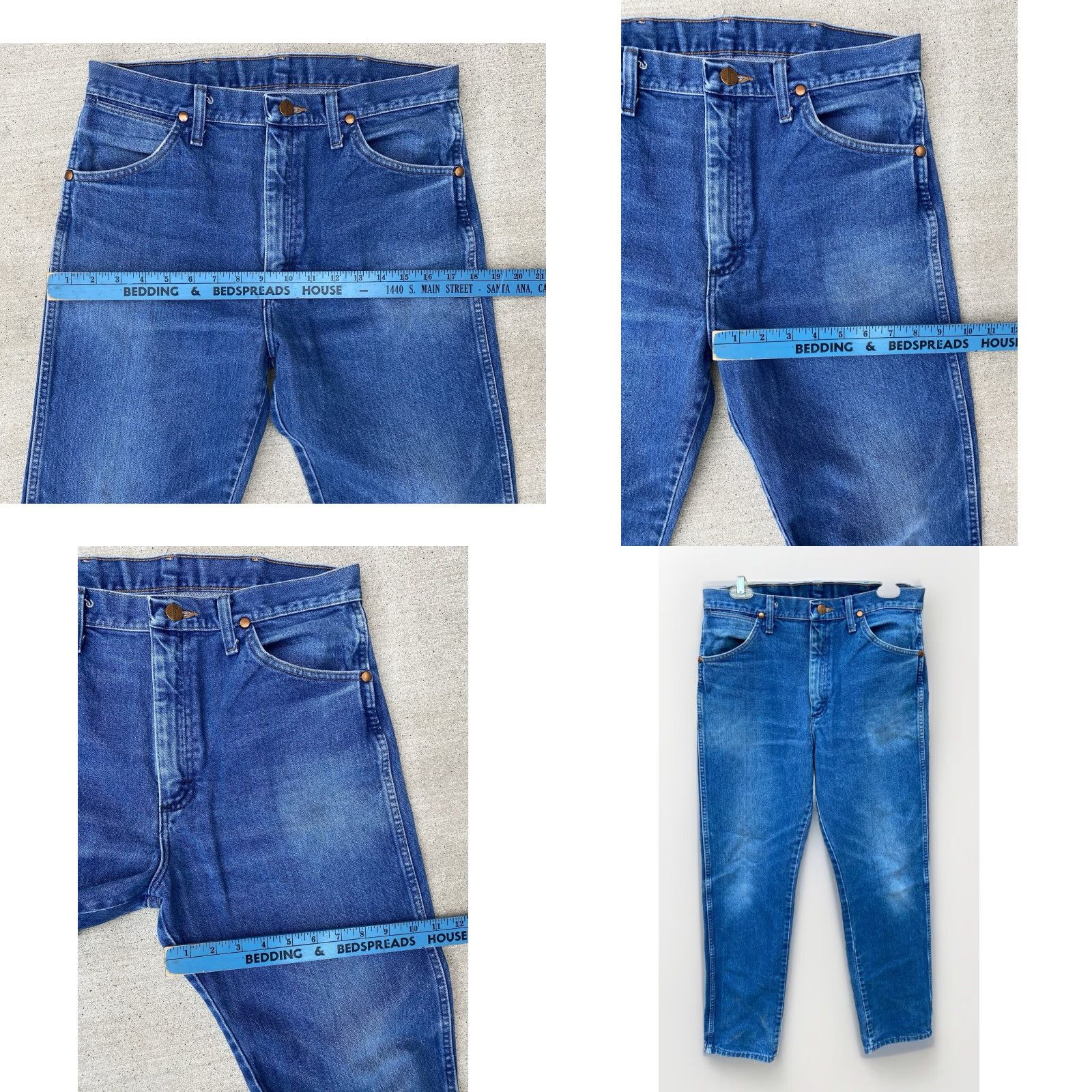 Wrangler Wrangler Jeans 13MWZ Cotton Size 32 x 34 Inseam 33 Blue Cowboy 5-Pocket Denim Wrangler Men Regular Vintage Style See Pics Size US 32 / EU 48 - 11 Thumbnail