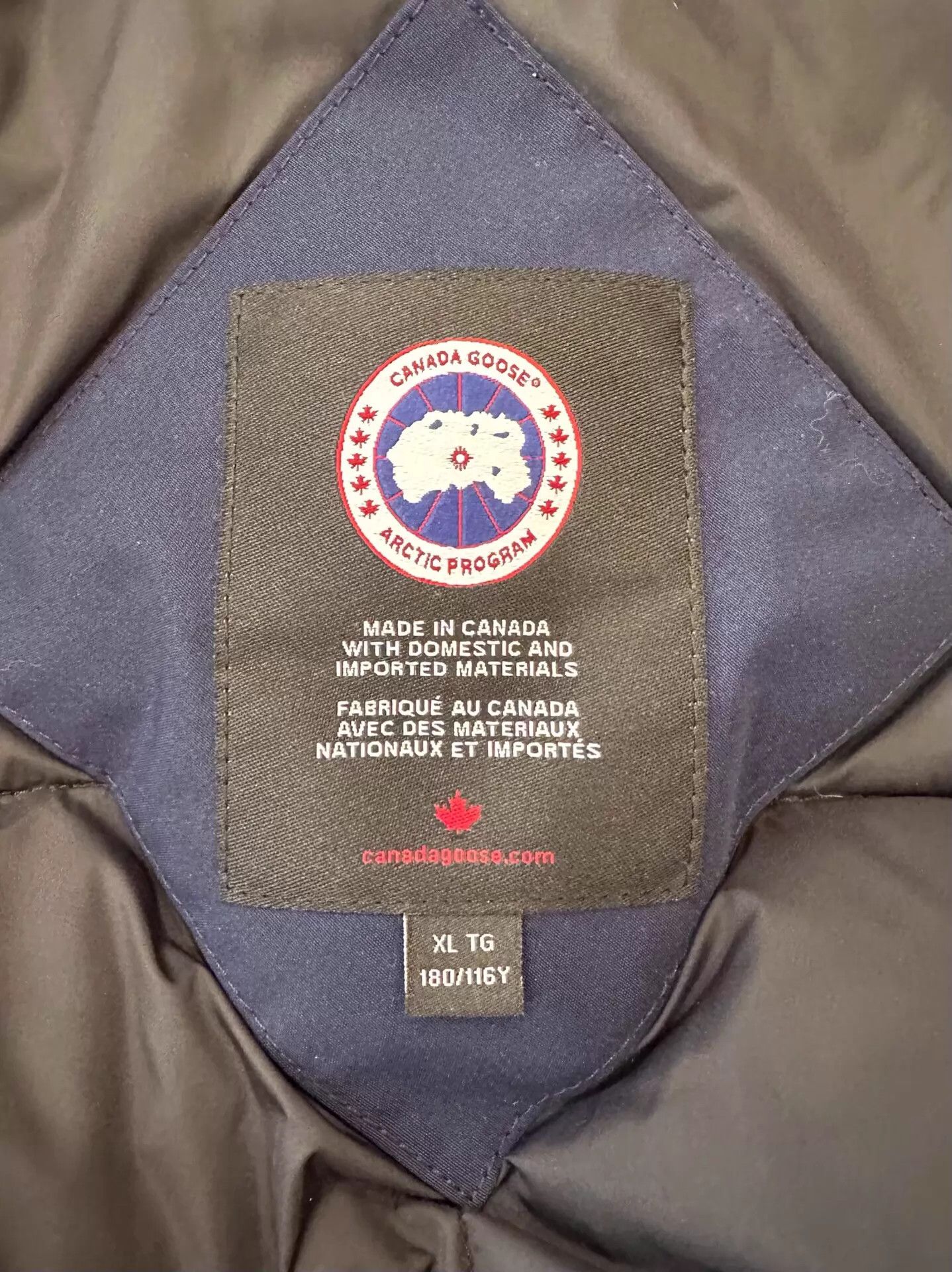 Canada Goose Canada Goose Citadel Red Label Navy XL M Parka Size US XL / EU 56 / 4 - 6 Thumbnail