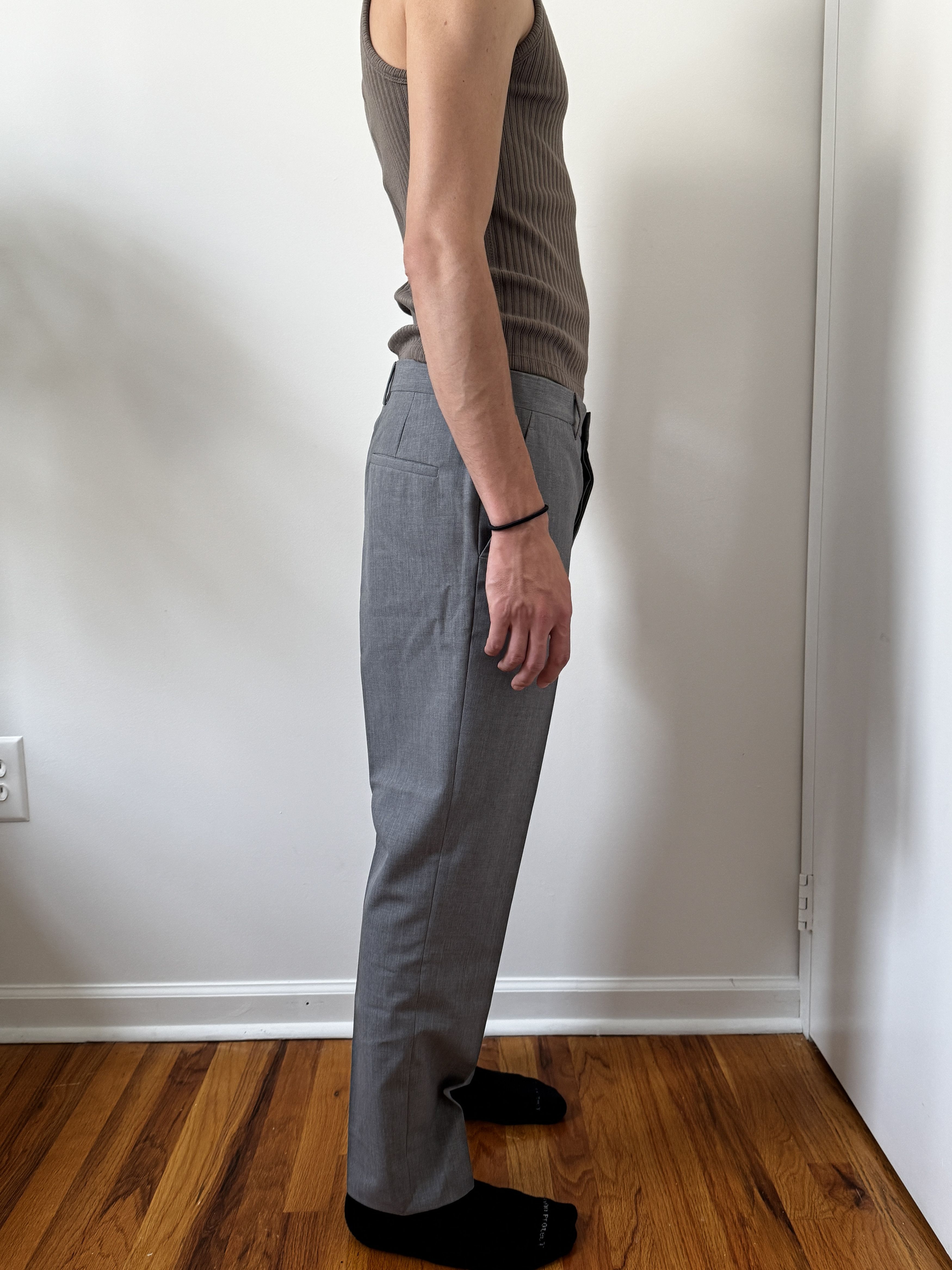 Prada PRADA GREY DRESS SUIT PANTS Size 50R - 3 Thumbnail