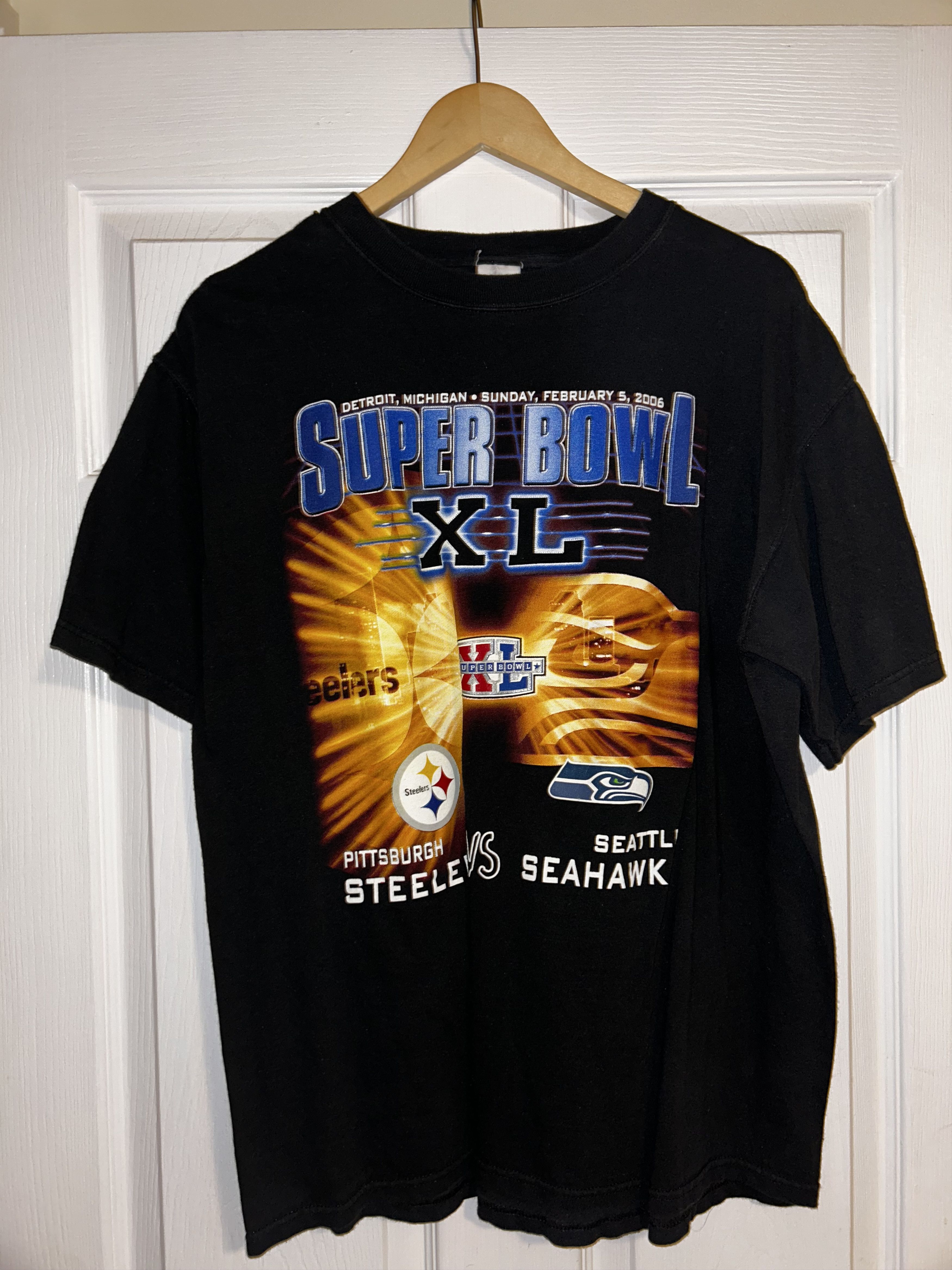 Vintage Vintage 2006 Super Bowl Graphic Tee Size US L / EU 52-54 / 3 - 1 Thumbnail