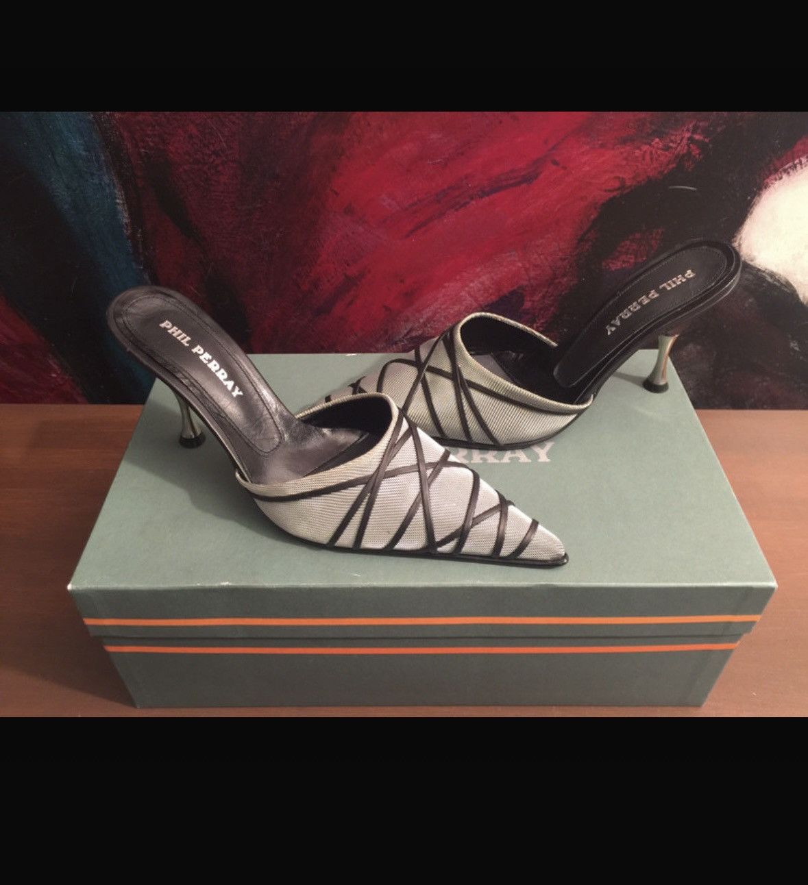 Other Phill Perray creme mules 35 Size US 4 / IT 34 - 3 Thumbnail
