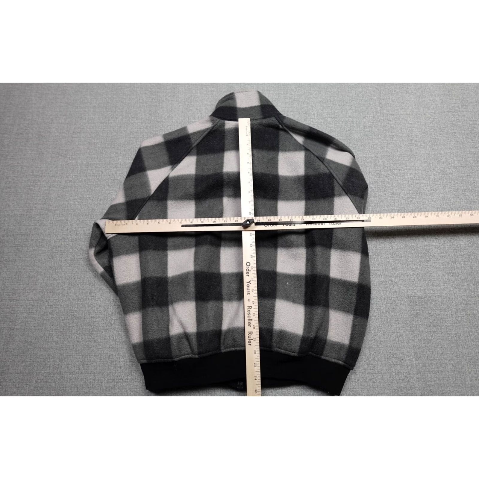 Lumberjack Columbia Jacket Mens XL Plaid Fuzzy Overcoat Mid-Length Hooded Lined Zip Black Outdoorsman Hunting Winter Spring Fall Vintage: No Size US XL / EU 56 / 4 - 5 Thumbnail