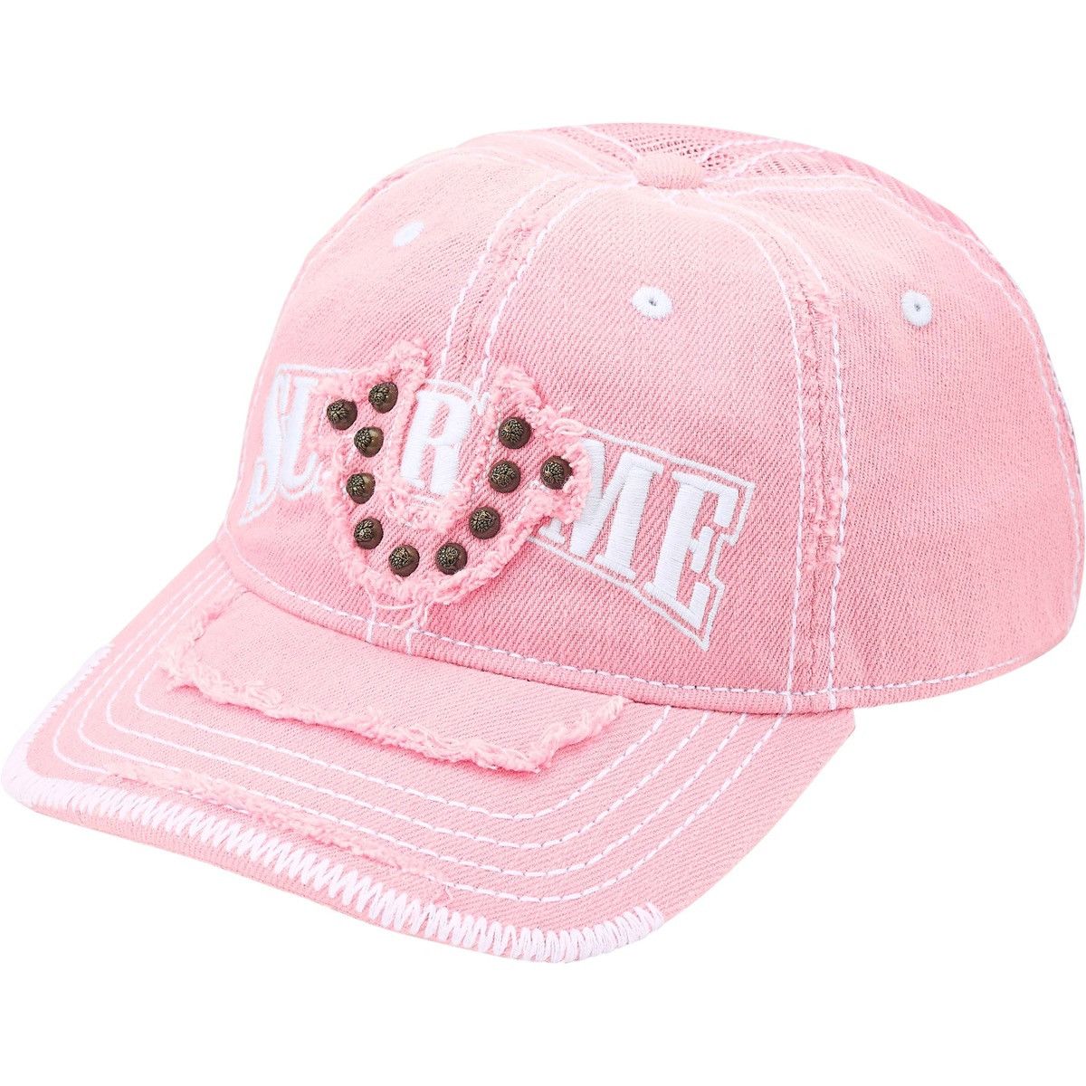 Supreme × True Religion SUPREME®/TRUE RELIGION MESH BACK 6-PANEL Logo Cap Pink Hat Size ONE SIZE - 2 Thumbnail