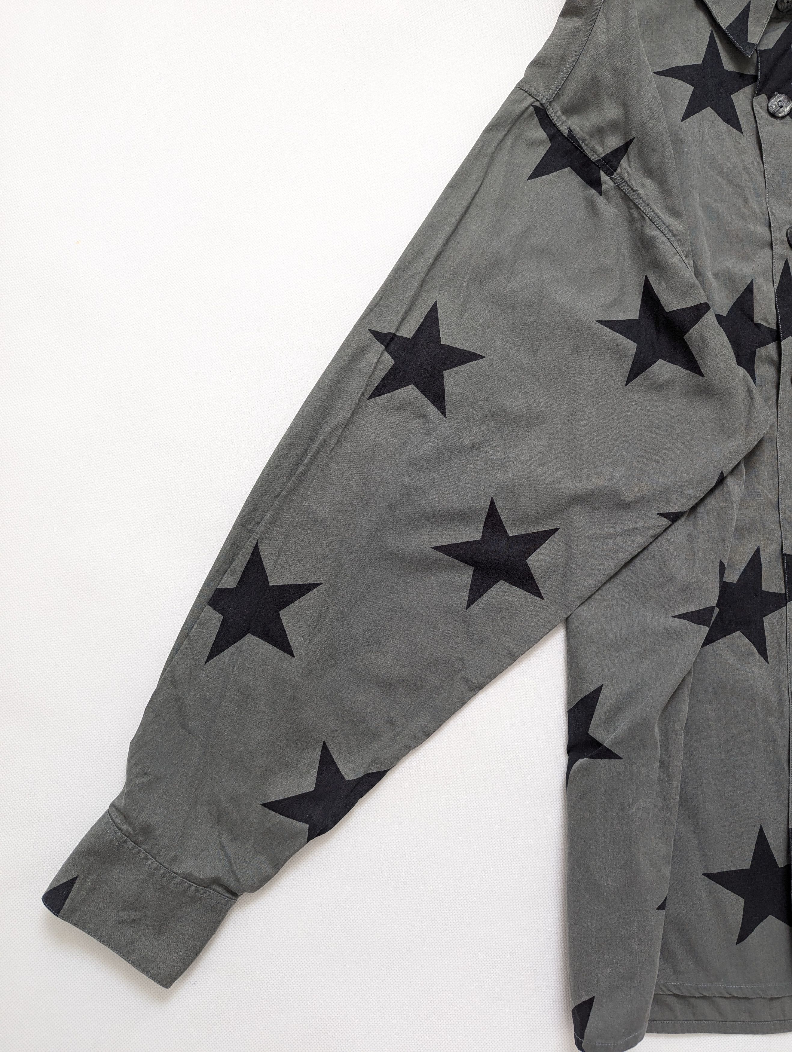 Vintage 90s Shirt Stars Print Oversize XL vintage y2k retro clubwear Size US XL / EU 56 / 4 - 6 Thumbnail