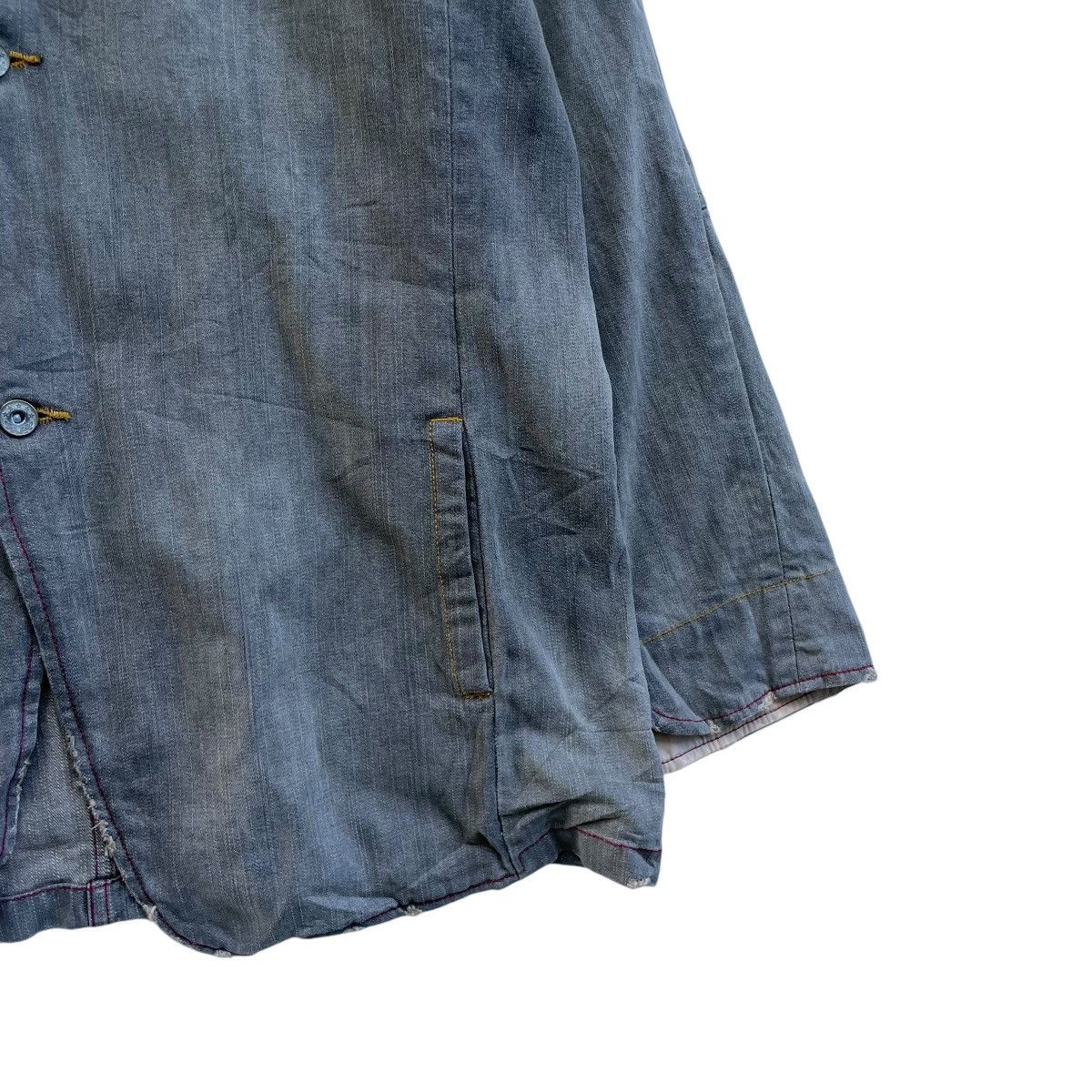 45rpm × Blue Blue Japan Japanese Brand Distressed Workwear Jacket Size US M / EU 48-50 / 2 - 6 Thumbnail