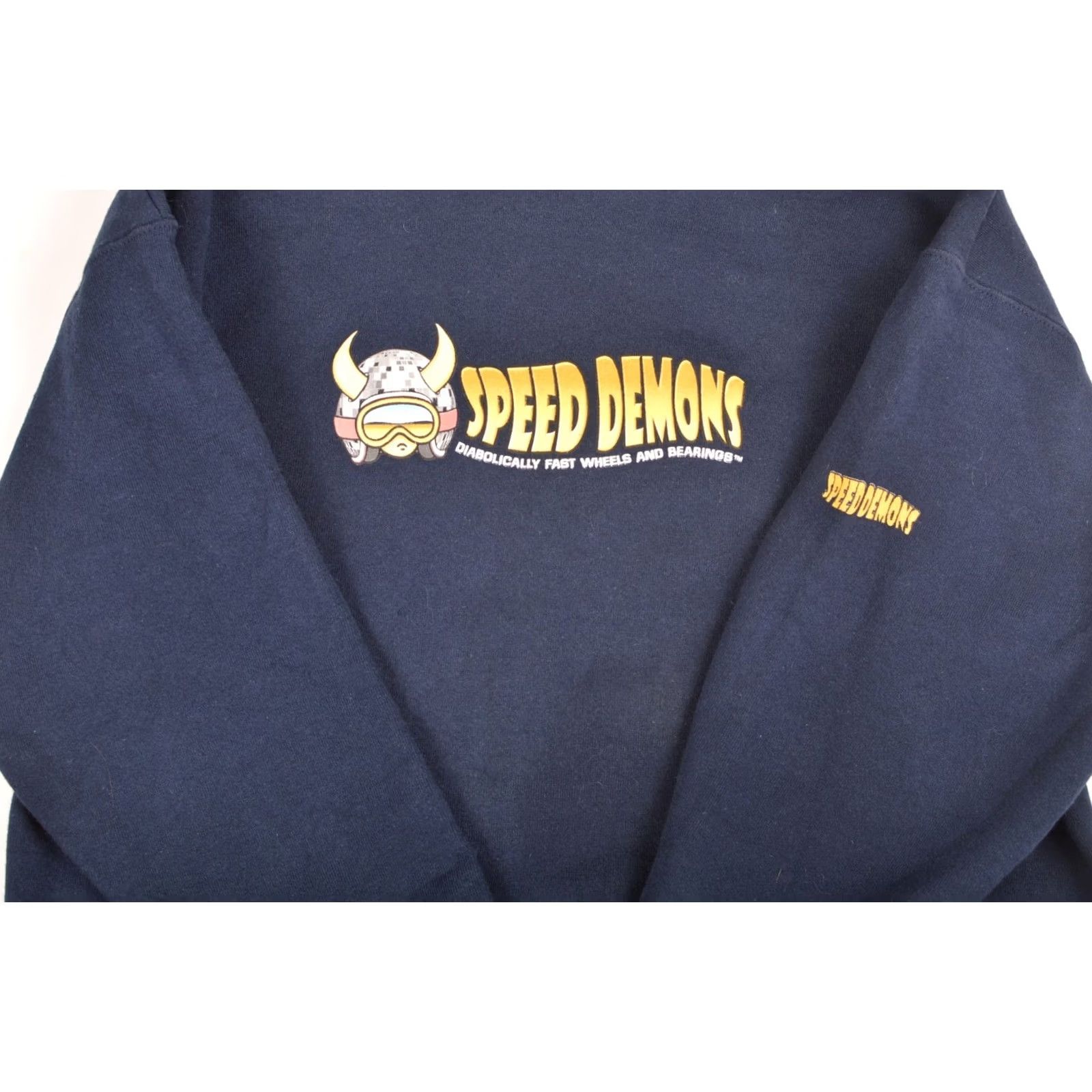 Vintage Alstyle Speed Demons Skateboards Vintage Hoodie Hoody M Blue Mens Shirt? Size US M / EU 48-50 / 2 - 4 Thumbnail