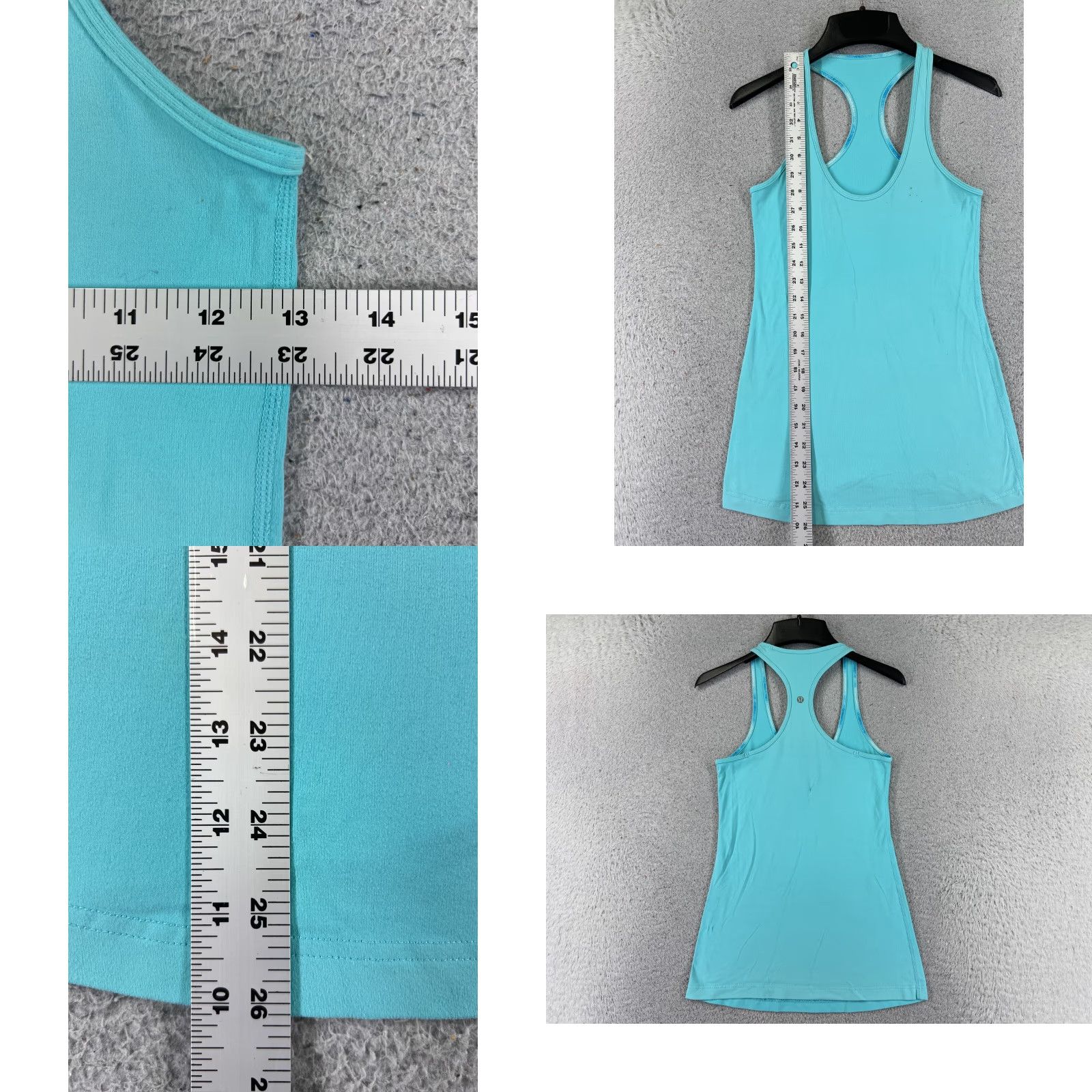 Lululemon Lululemon Shirt Women 4 Blue Racerback Tank - Read Size S / US 4 / IT 40 - 8 Thumbnail