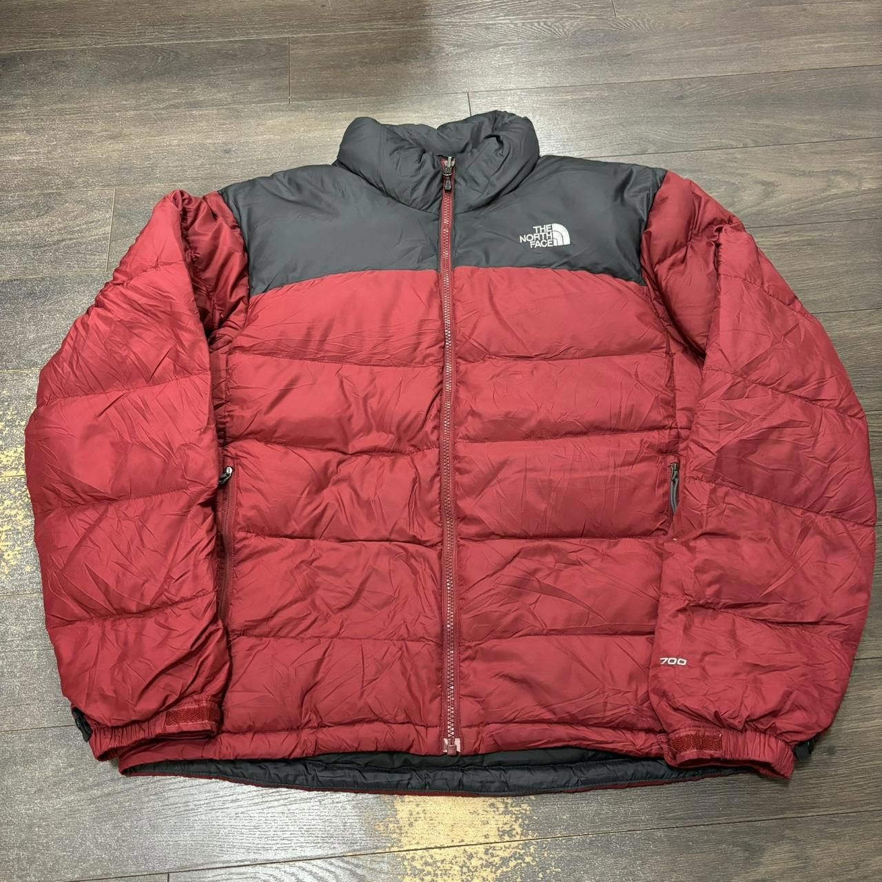 The North Face The North Face 700 puffer jacket nuptse M Red Grey Size US M / EU 48-50 / 2 - 3 Thumbnail