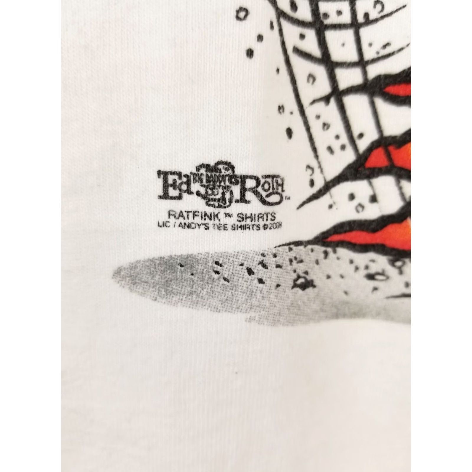 Hanes VINTAGE Y2K ED ROTH RAT FINK NOVA BAD BOYS HOT ROD WHITE COTTON T-SHIRT SZ XXL Men T-Shirt Size 2XL White Cotton Vintage Mens Size US XXL / EU 58 / 5 - 4 Thumbnail