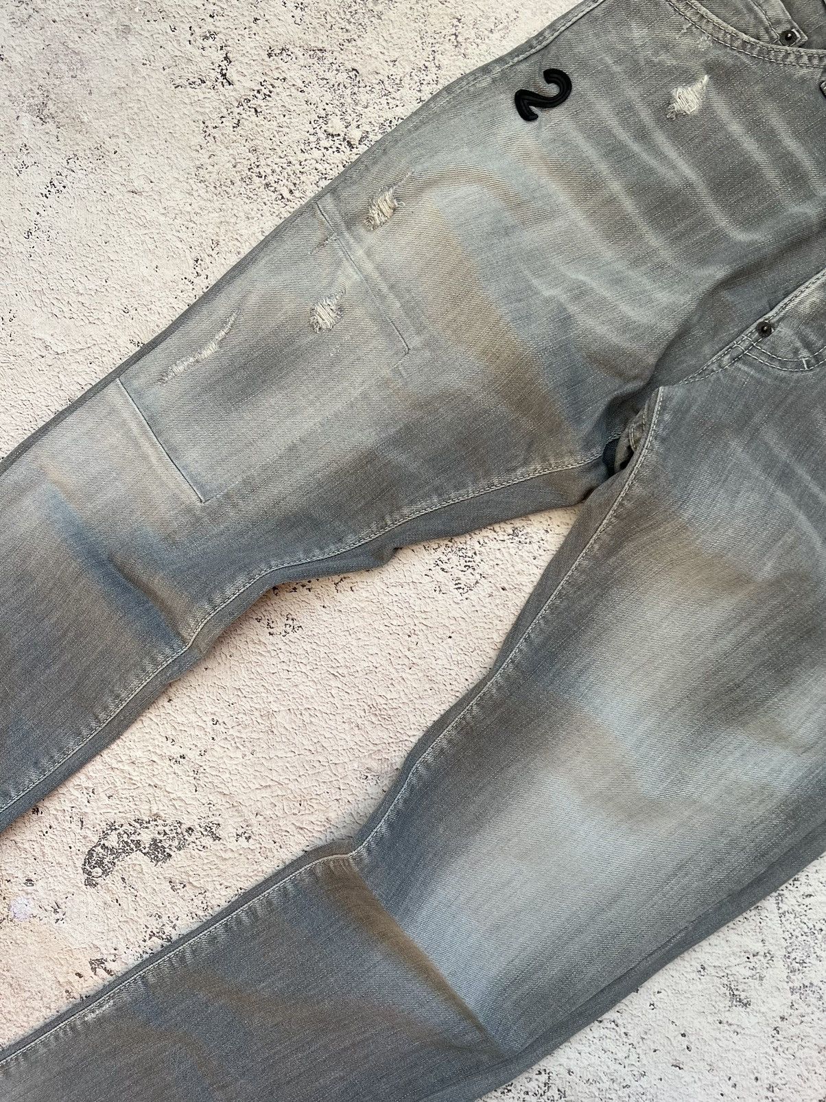Dsquared2 Dsquared2 Jeans Skinny Distressed Style Size US 31 - 7 Thumbnail