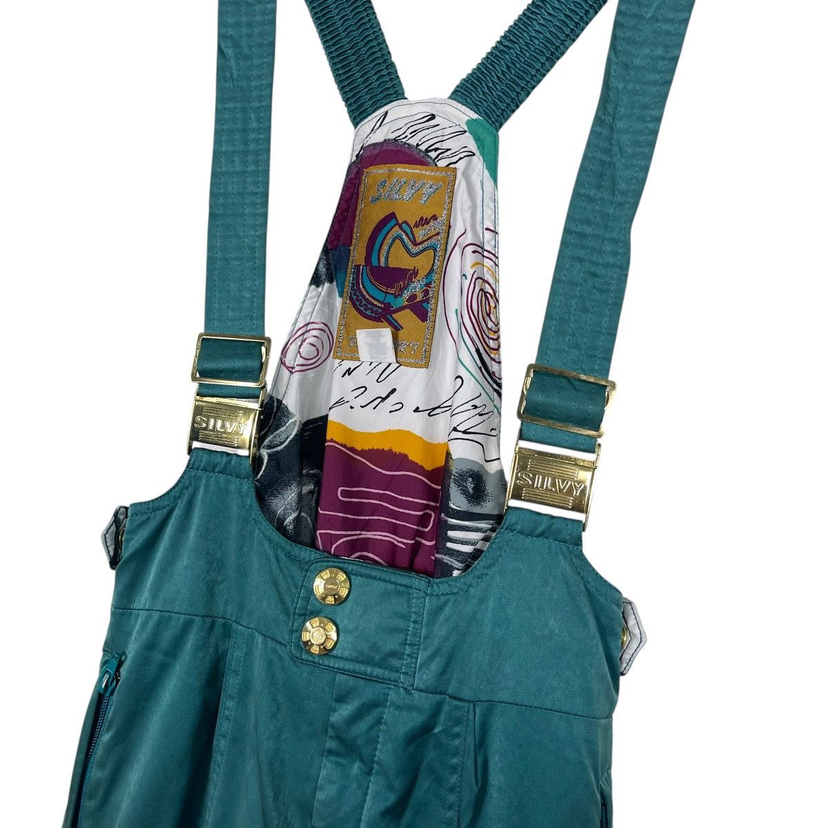 Designer Vintage 90s Silvy Ski Pants Overalls Size M Size US 30 / EU 46 - 12 Thumbnail