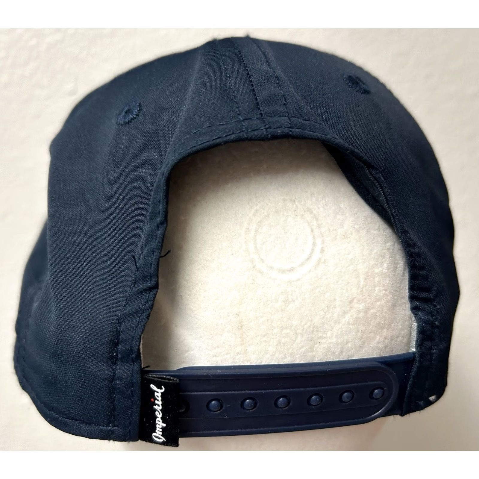 Imperial NWT Imperial True Fit Rope Hat 27 Embroidered Navy Snapback Golf Hat/Cap Men One Size Blue Accessories Casual Outdoor Sports Size ONE SIZE - 5 Thumbnail