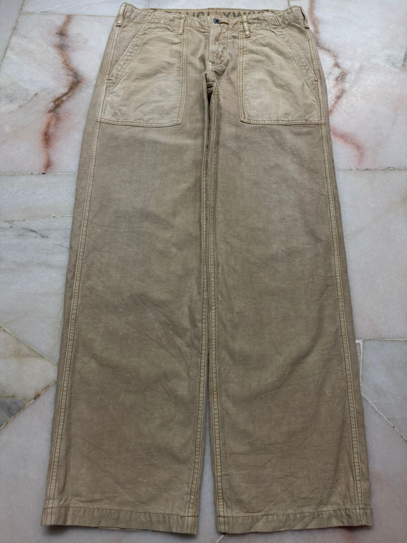 Vintage 💥 Go To Hollywood Baker Pants 90s Sick Faded Y C C Logo Size US 30 / EU 46 - 20 Thumbnail