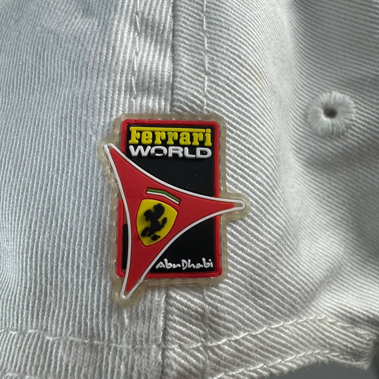 Ferrari Ferrari World Abu Dhabi Official Camel Cap White Hat Size ONE SIZE - 15 Thumbnail