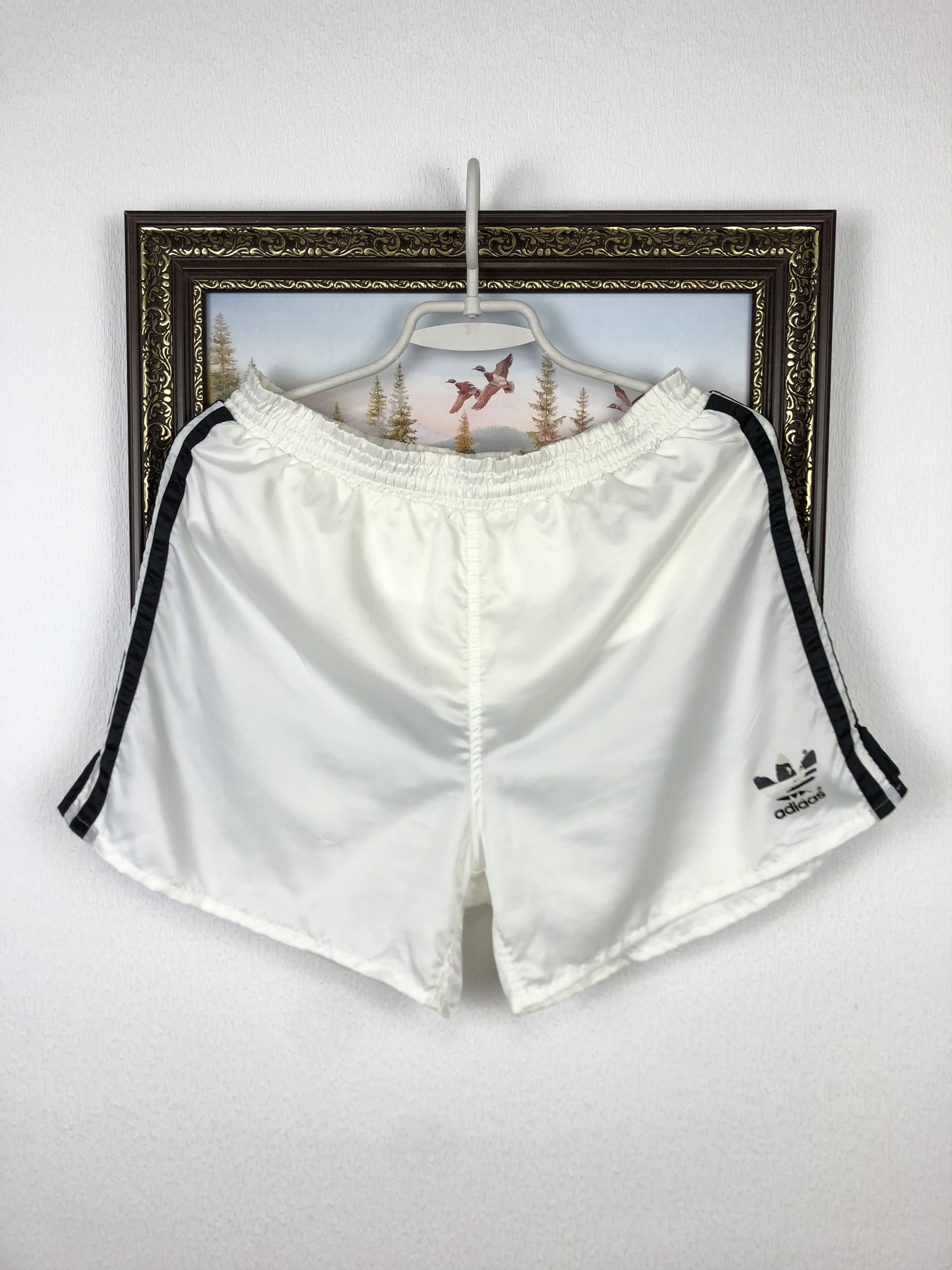 Adidas Vintage 90's Adidas Nylon Shorts Athletic Sport Run Y2K M Size US 32 / EU 48 - 1 Thumbnail