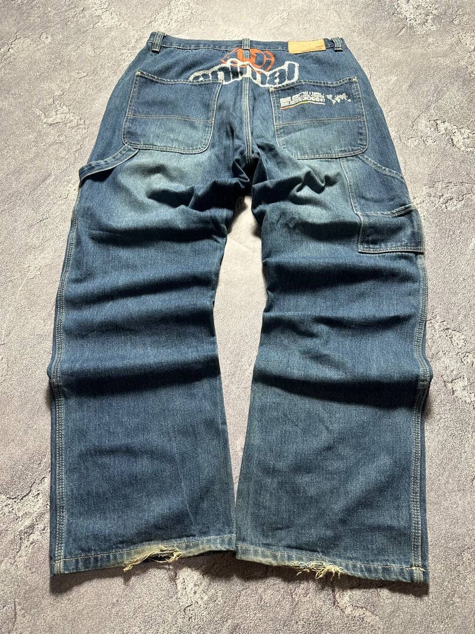 Ecko Unltd. × Vintage 💥90‘s Rap Animal Pants Carpenter Faded Jnco style Size US 34 / EU 50 - 3 Thumbnail