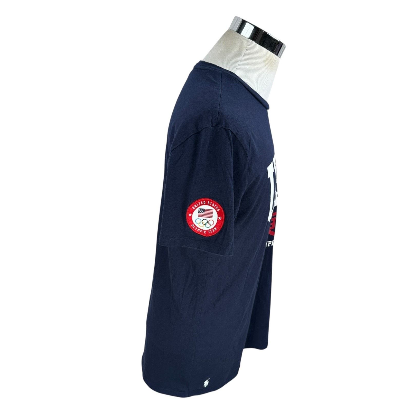 Polo Ralph Lauren Polo Ralph Lauren 2020 Team USA Olympics T-Shirt Mens L Blue Size US L / EU 52-54 / 3 - 4 Thumbnail