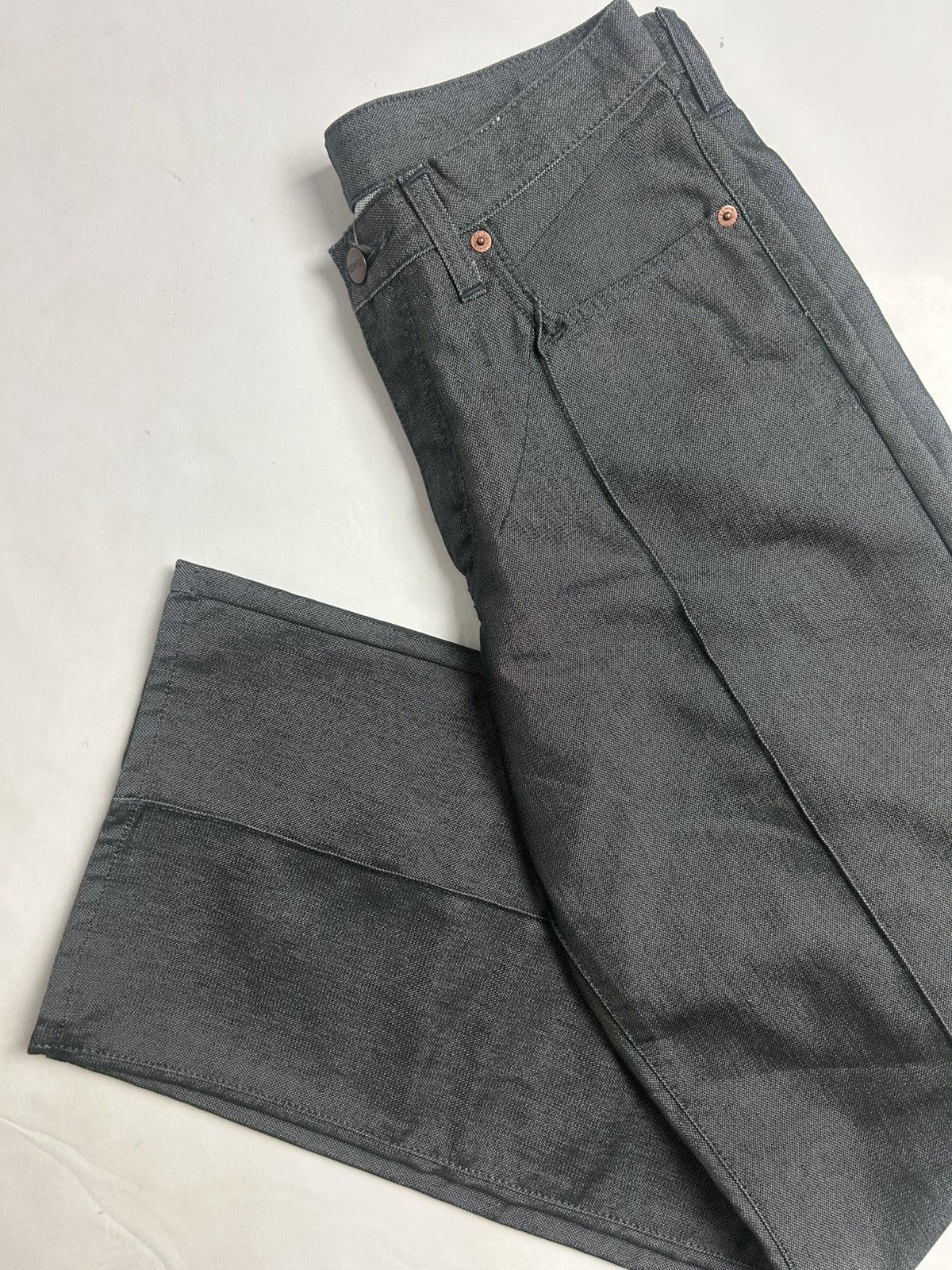 Edwin 00’s Edwin Marin Broken Twill Silver Denim Size US 32 / EU 48 - 6 Thumbnail