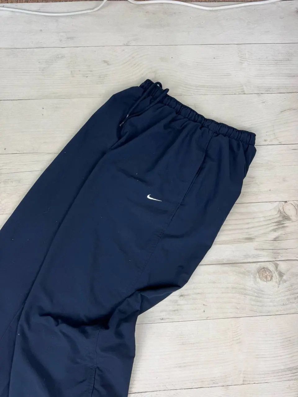 Nike Vintage Nike Nylon Track Pants 00s Swoosh Size US 32 / EU 48 - 2 Thumbnail
