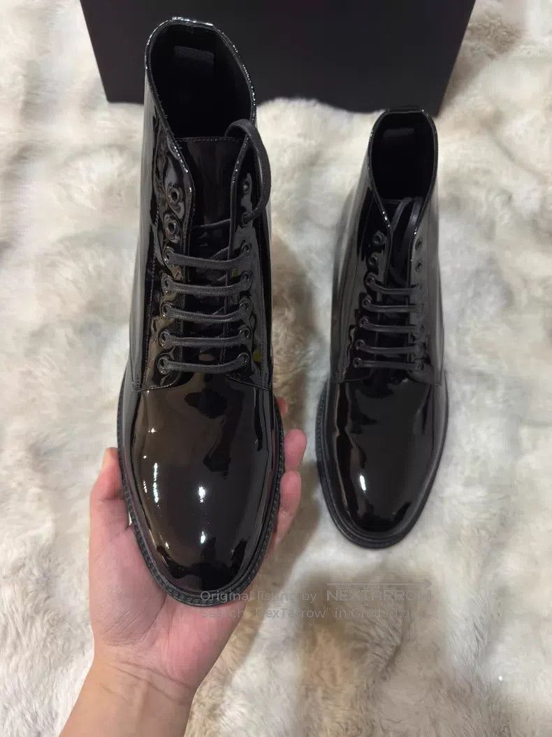Saint Laurent Paris Saint Laurent Paris Men's Lace-up Boots Size US 10 / EU 43 - 5 Thumbnail