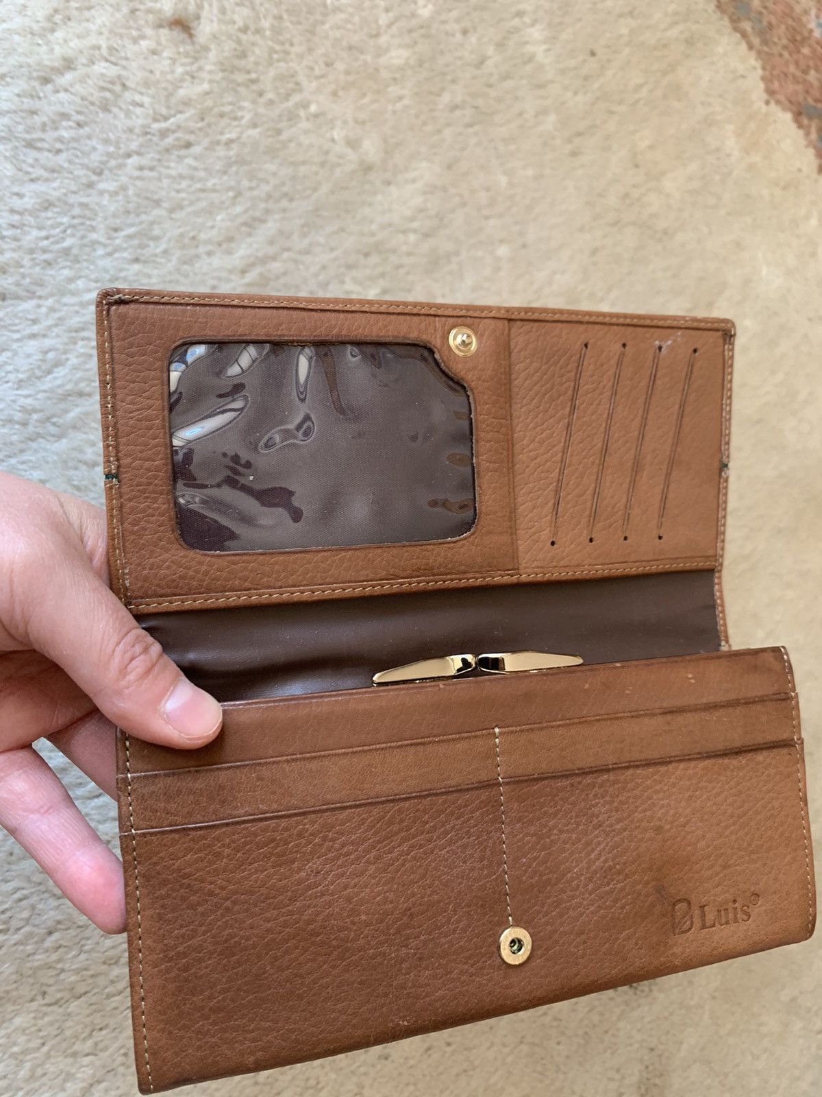 Designer × Other × Vintage Vintage 80s Designer Wallet Italian Leather (from Italy) Size ONE SIZE - 12 Thumbnail