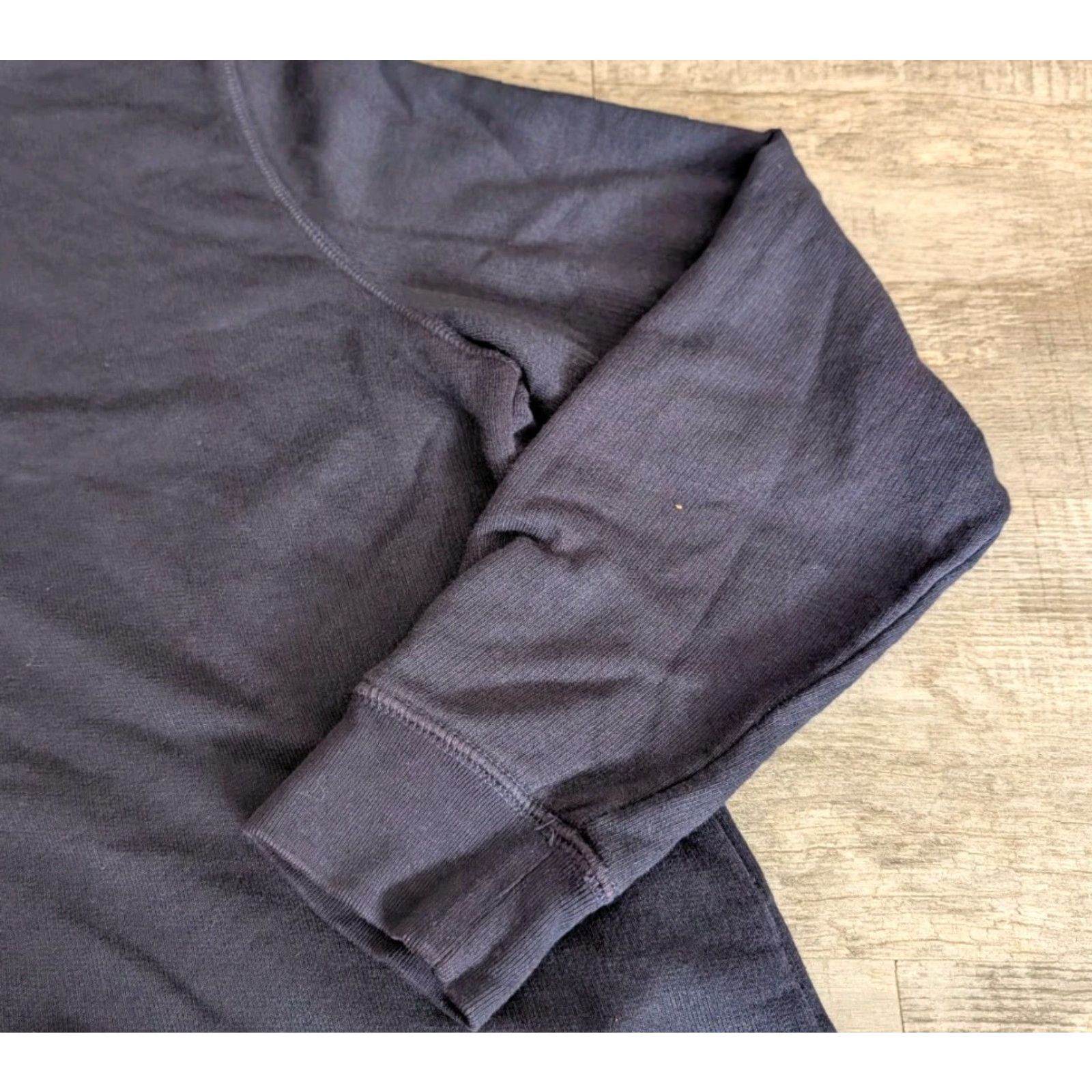 Ralph Lauren Ralph Lauren Denim & Supply Women’s Sz L Navy Blue Tie Front Cropped Hoodie Size L / US 10 / IT 46 - 3 Thumbnail