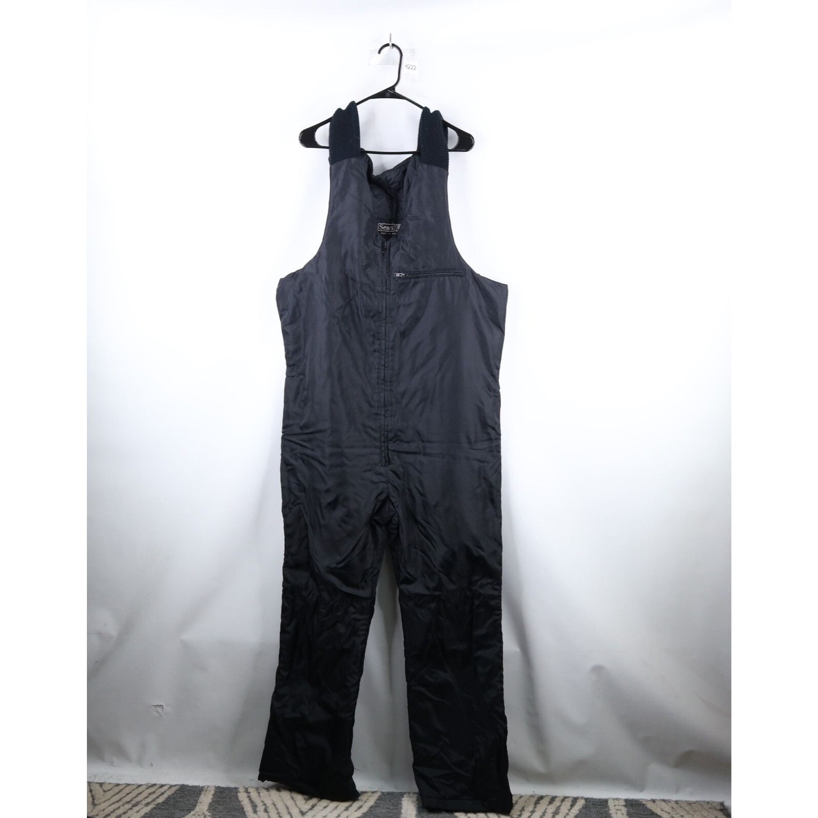Vintage Vintage 70s Distressed Quilted Insulated Winter Overalls Size US 40 / EU 56 - 1 Thumbnail