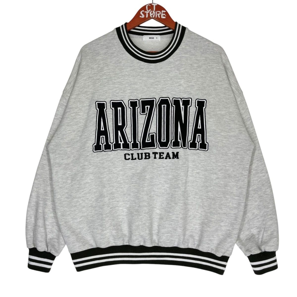 Vintage Arizona Club Team Crewneck Sweatshirt Grey Size M Size US M / EU 48-50 / 2 - 1 Thumbnail