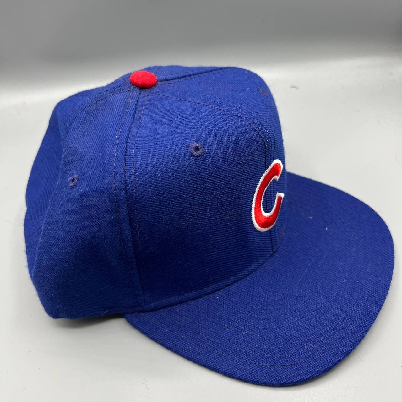 New Era × Vintage Chicago Cubs Hat Men New Era Pro Model Snap Back Cap Wool Size ONE SIZE - 4 Thumbnail