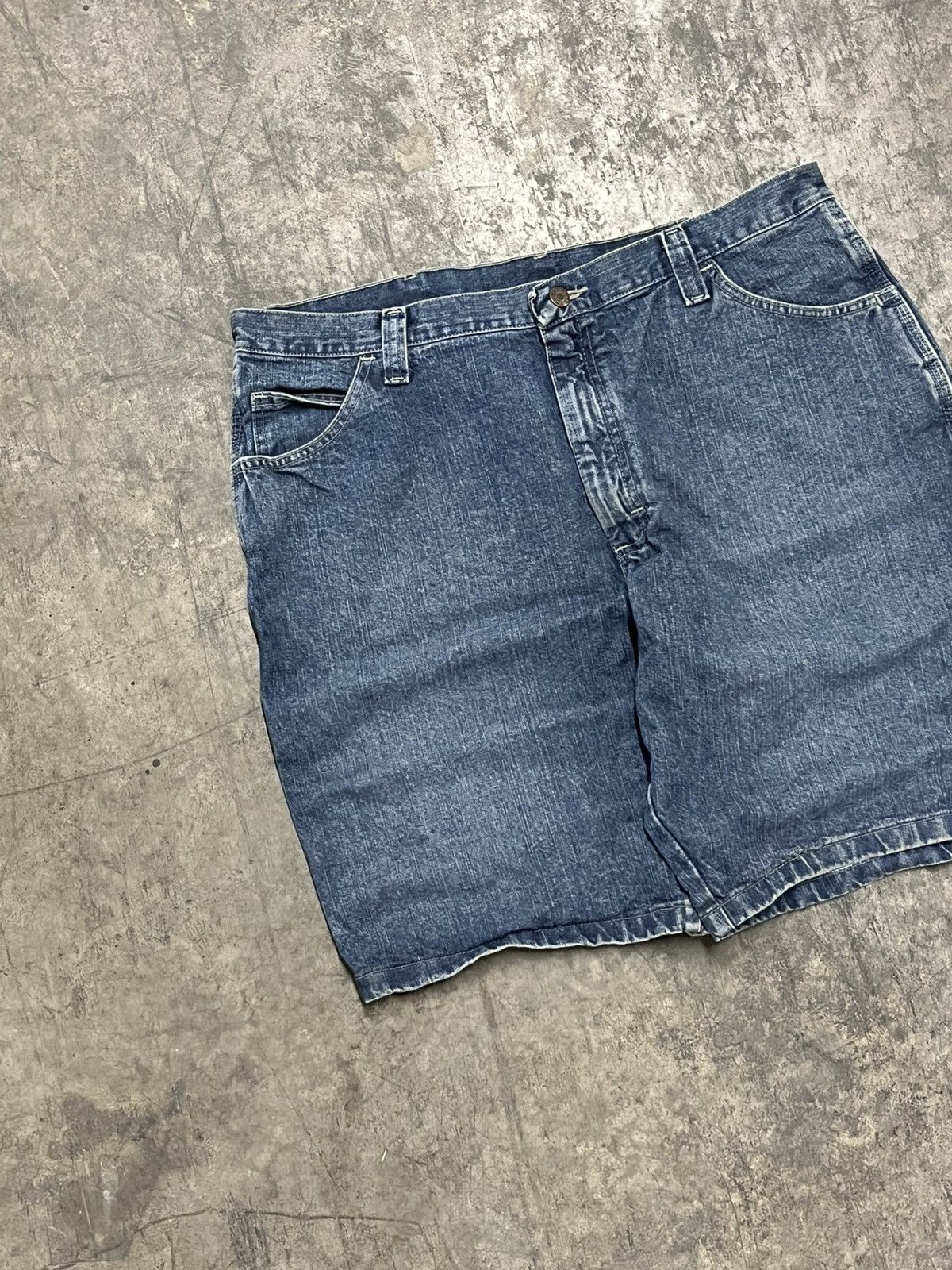 Vintage × Wrangler Jorts baggy fit carpenter cargo streetwear hype y2k Size US 38 / EU 54 - 6 Thumbnail