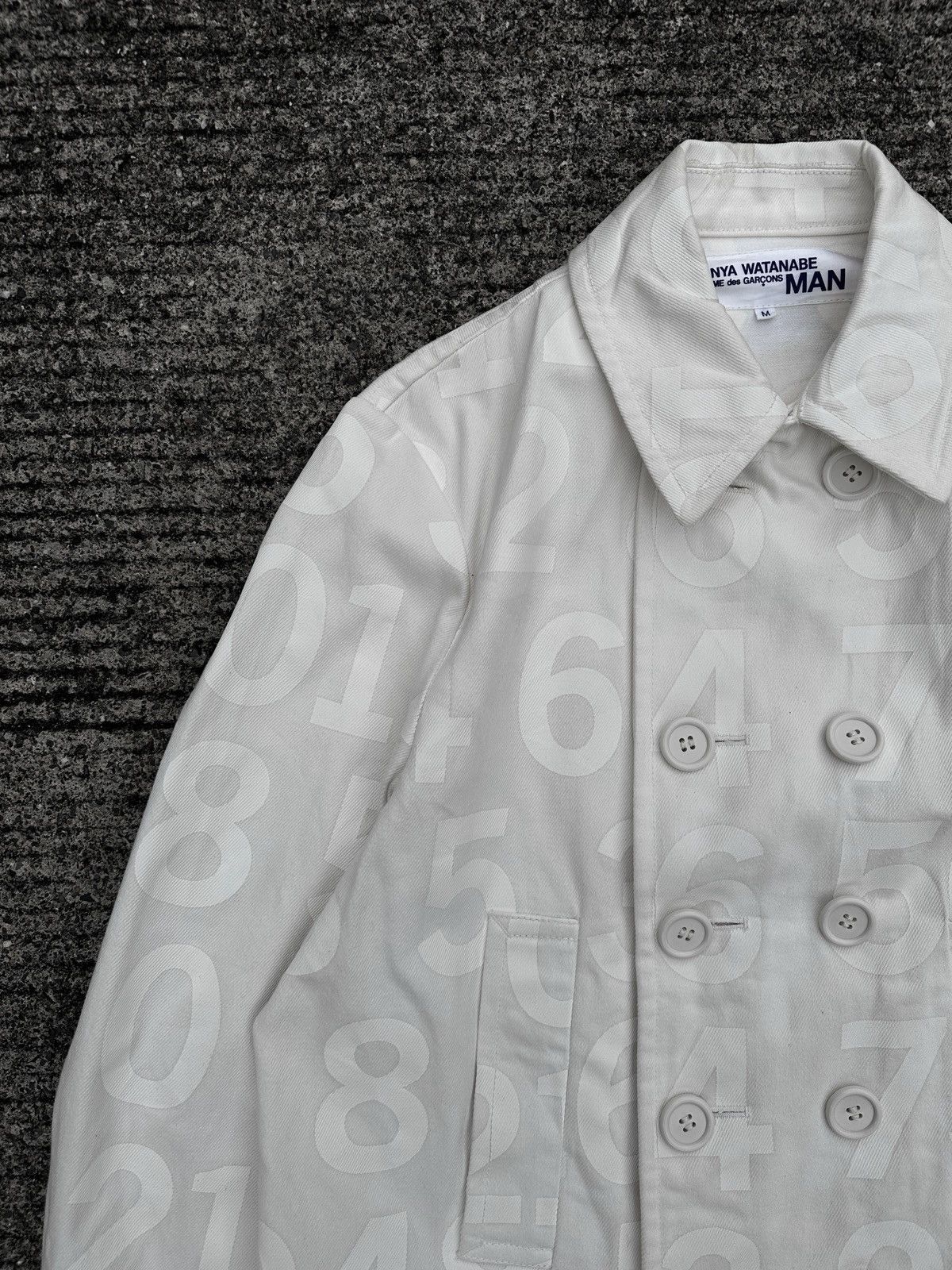Comme des Garcons × Junya Watanabe Junya Watanabe AD2002 Numbers Allover Printed Jacket Size US M / EU 48-50 / 2 - 8 Thumbnail