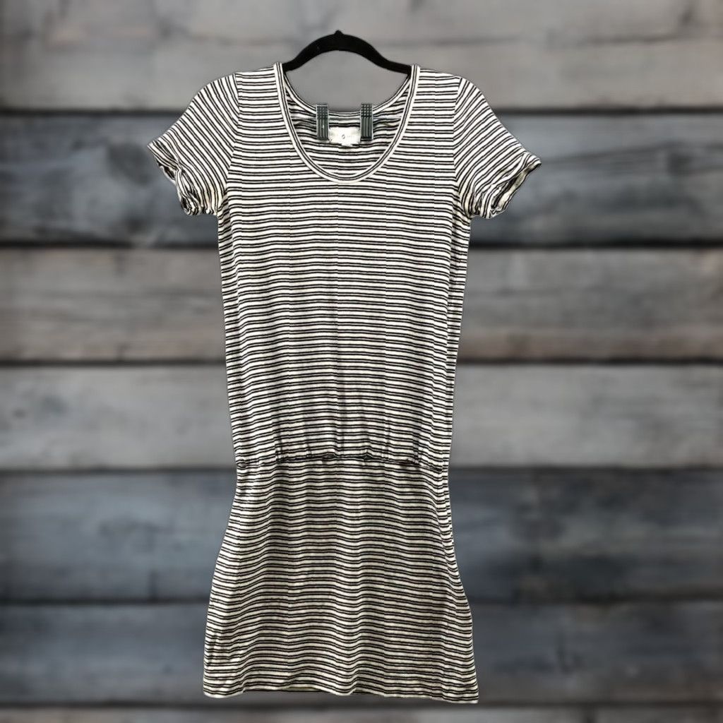 Lou & Grey Lou & Grey T Shirt Dress - Linen Cotton Striped Mini A-Line XS Women’s Short Sleeve, Multicolor Size XS / US 0-2 / IT 36-38 - 1 Thumbnail
