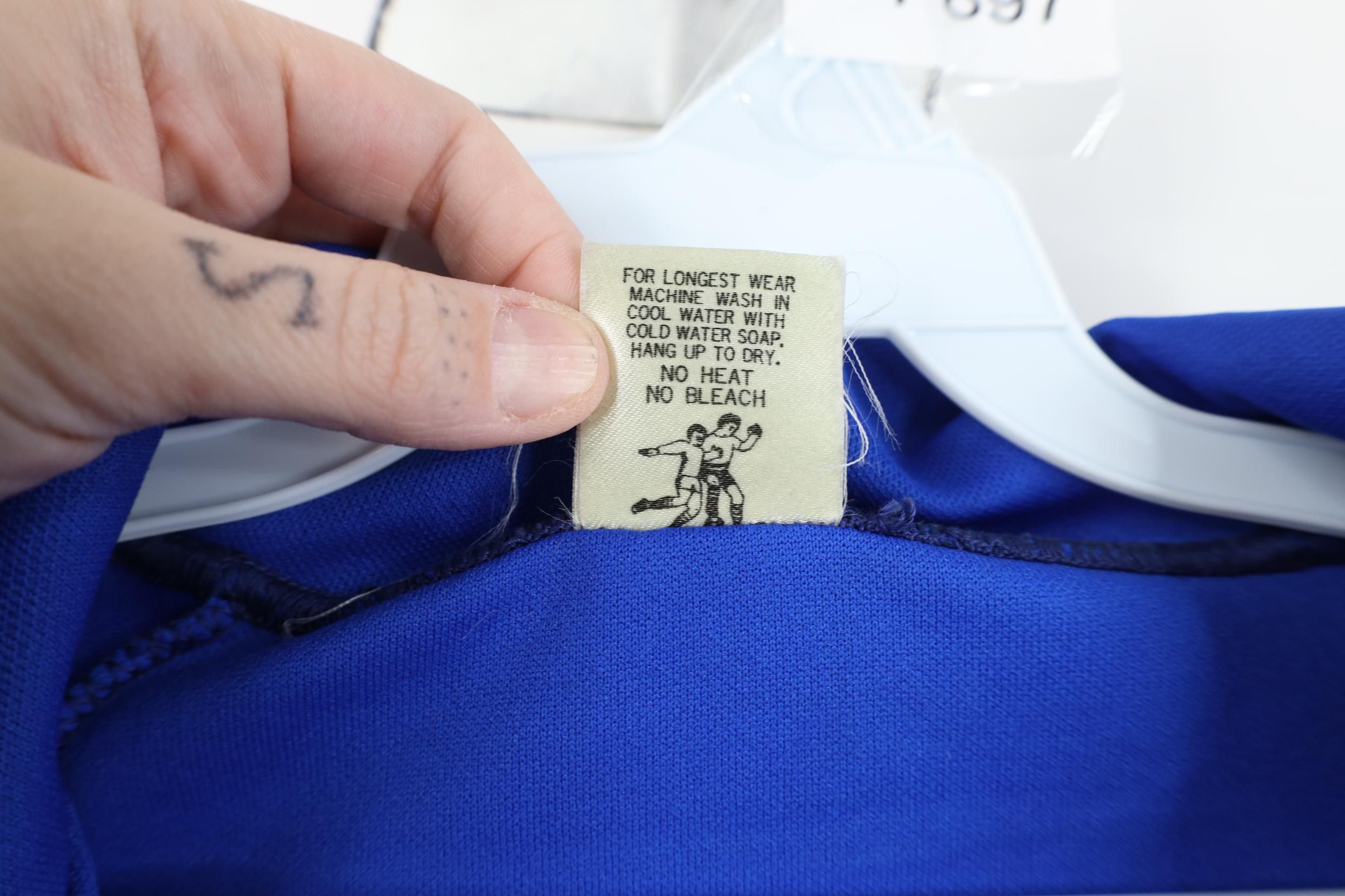 Vintage Vintage 70s Knit Warm Up Soccer Tennis Jacket Royal Blue USA Size S / US 4 / IT 40 - 7 Thumbnail