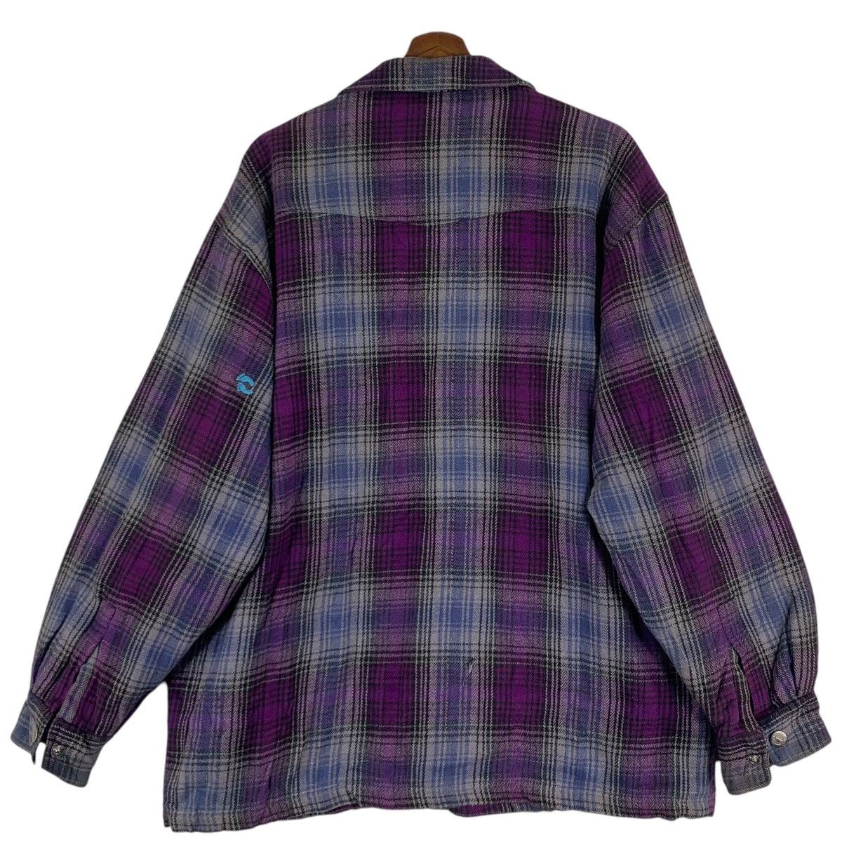Hang Ten × Vintage VINTAGE HANG TEN SNAP BUTTON TARTAN FLANNEL JACKET Size US L / EU 52-54 / 3 - 6 Thumbnail