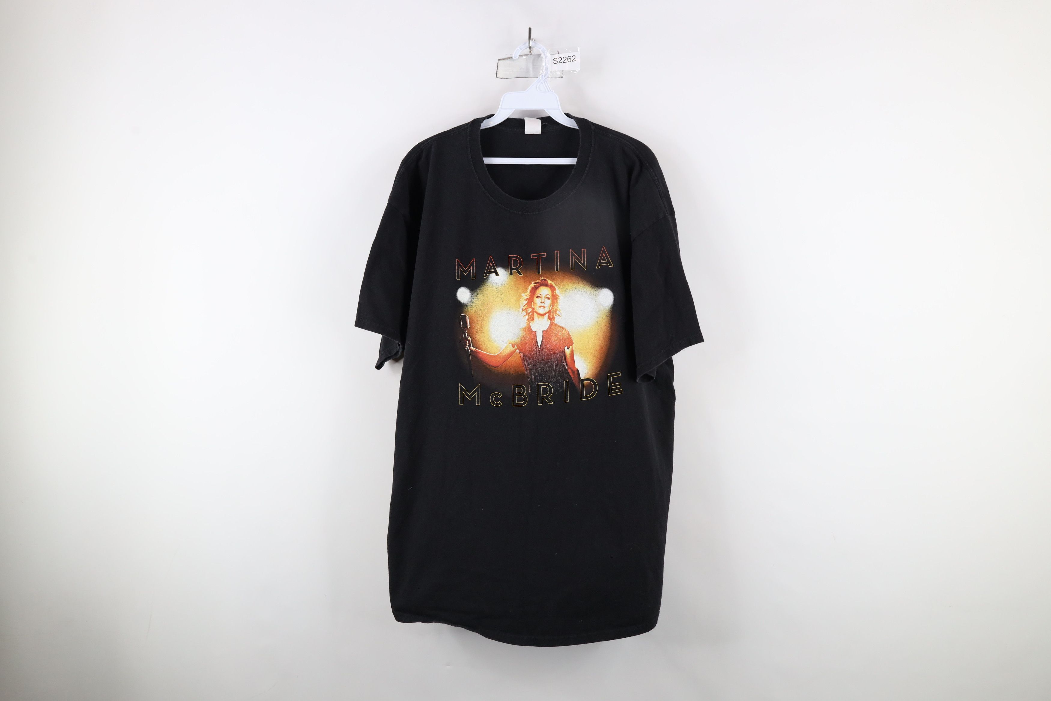 Vintage Vintage Y2K Martina McBride Band Short Sleeve T-Shirt Black Size US XXL / EU 58 / 5 - 1 Thumbnail