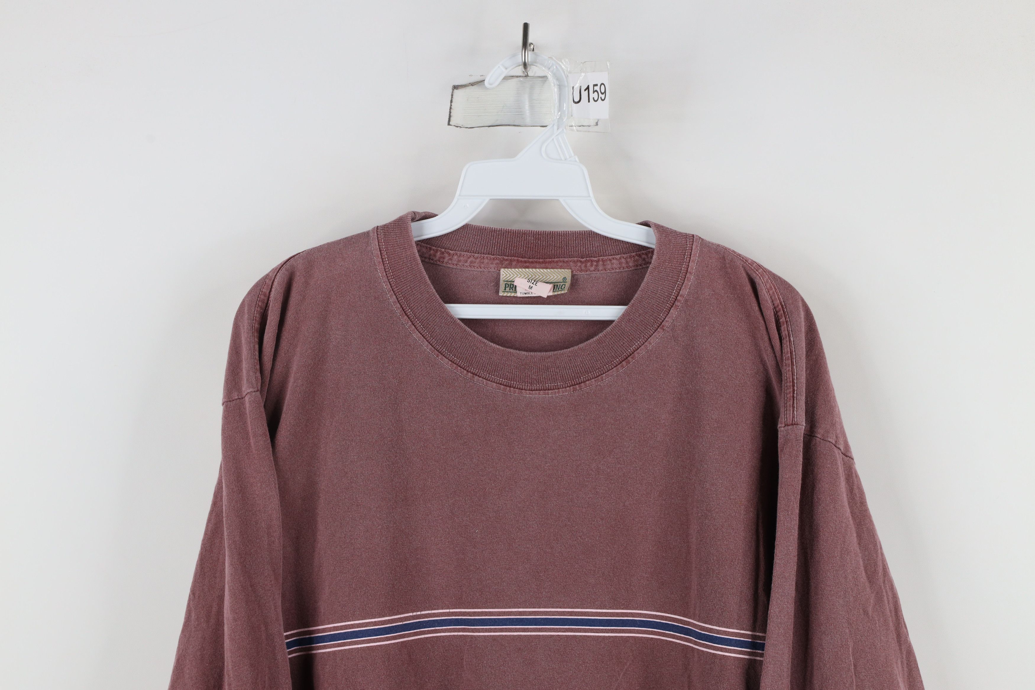 Vintage Vintage 90s Streetwear Stonewash Long Sleeve T-Shirt USA Size US M / EU 48-50 / 2 - 2 Thumbnail
