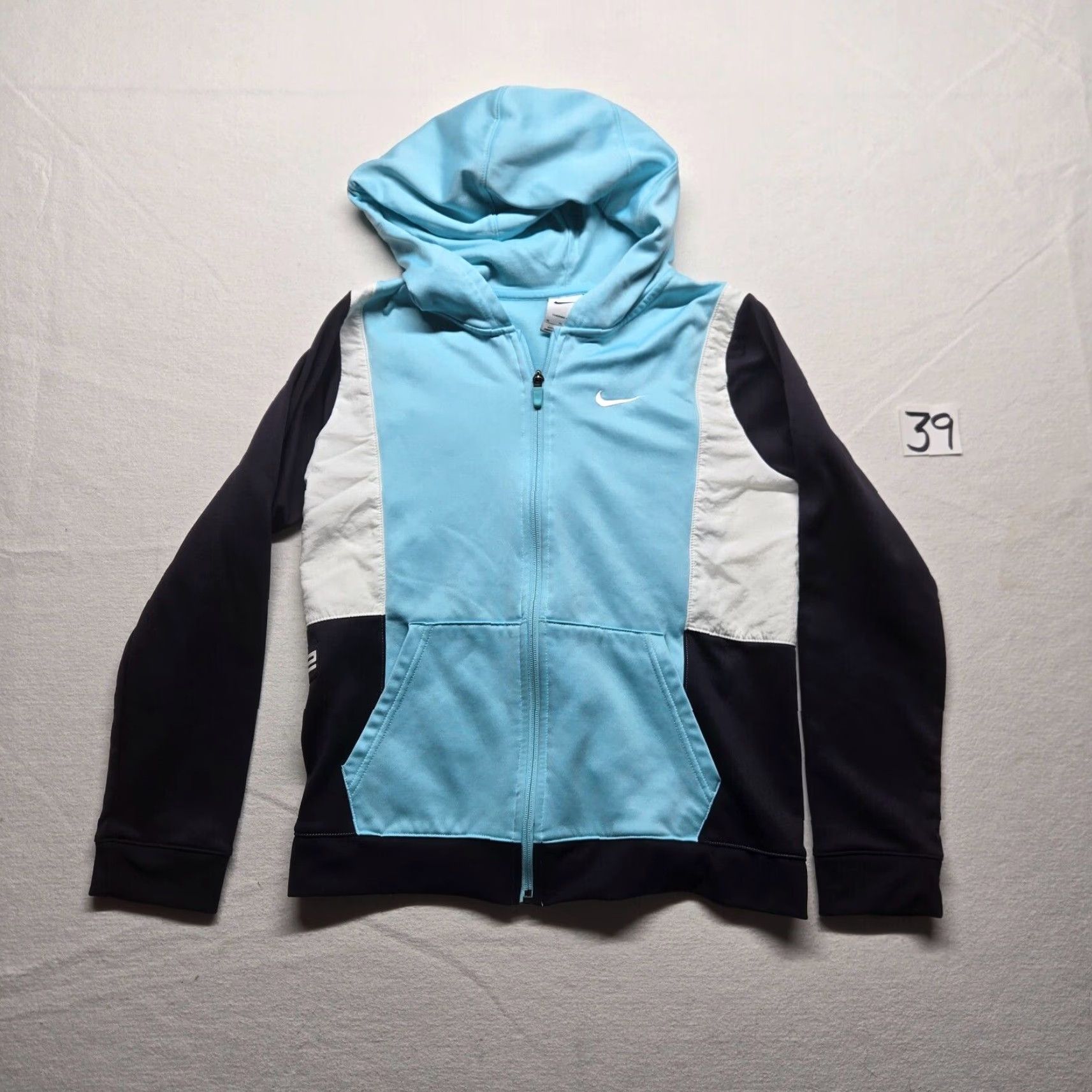 Nike Nike Therma-Fit Elite Hoodie Ladies L Blue Full Zip-Up Sweatshirt Jacket Women Size L / US 10 / IT 46 - 3 Thumbnail