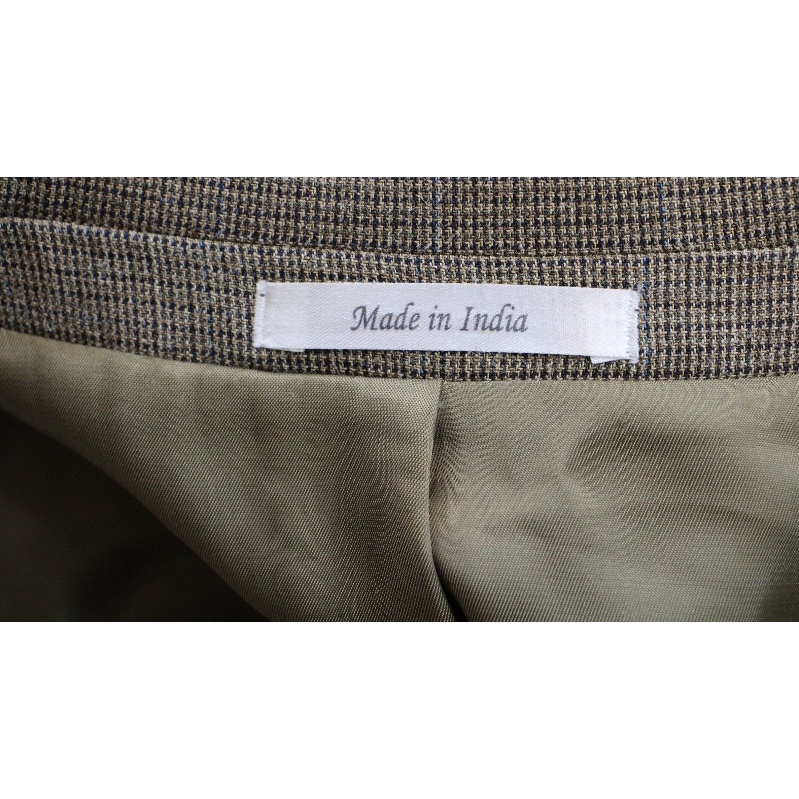 Lauren Ralph Lauren Lauren Ralph Lauren Blazer Men 42R Houndstooth Silk Wool Size 42R - 4 Thumbnail